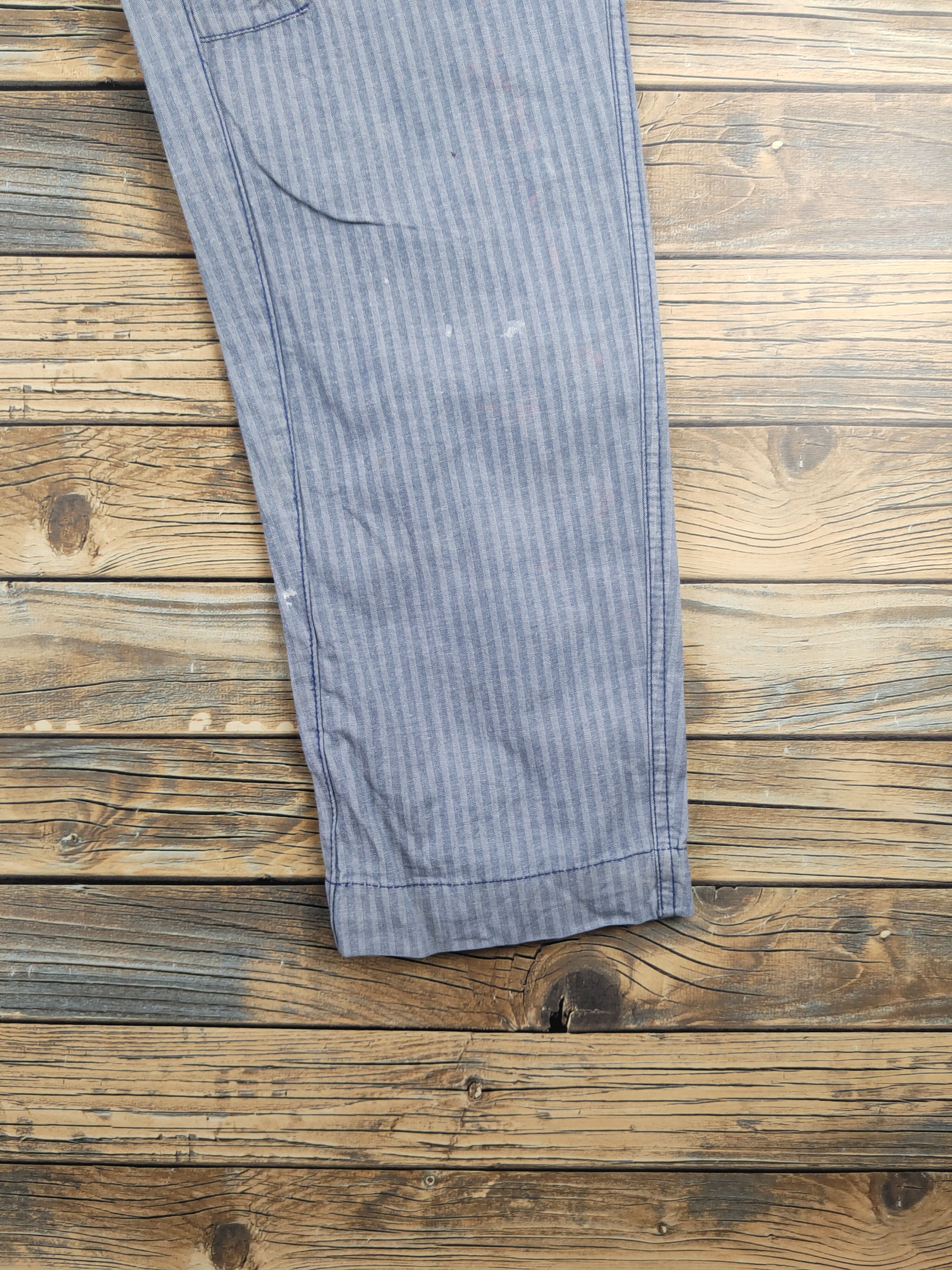 Japanese Brand DL Xebec Genba Blue Multipocket Cargo Pants #46-229T Size US 31 - 6 Thumbnail