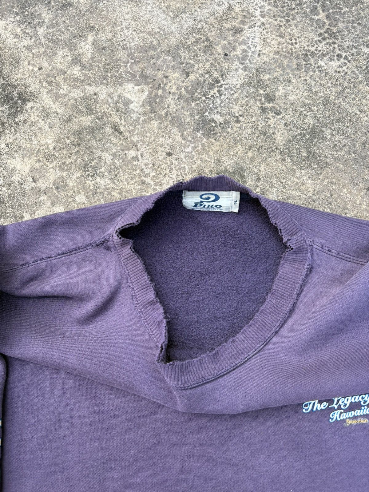 Japanese Brand Vintage Sunfaded Distressed Piko Oversized Sweatshirt Size US XXL / EU 58 / 5 - 8 Thumbnail