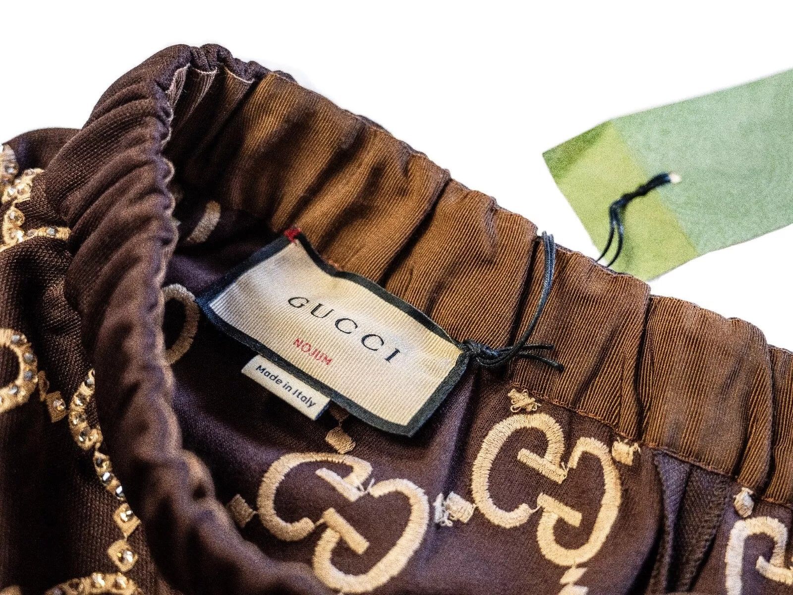 Gucci GUCCI NOJUM 690487 Brown Embroidered Trouser Pant Track Size US 28 / EU 44 - 7 Thumbnail