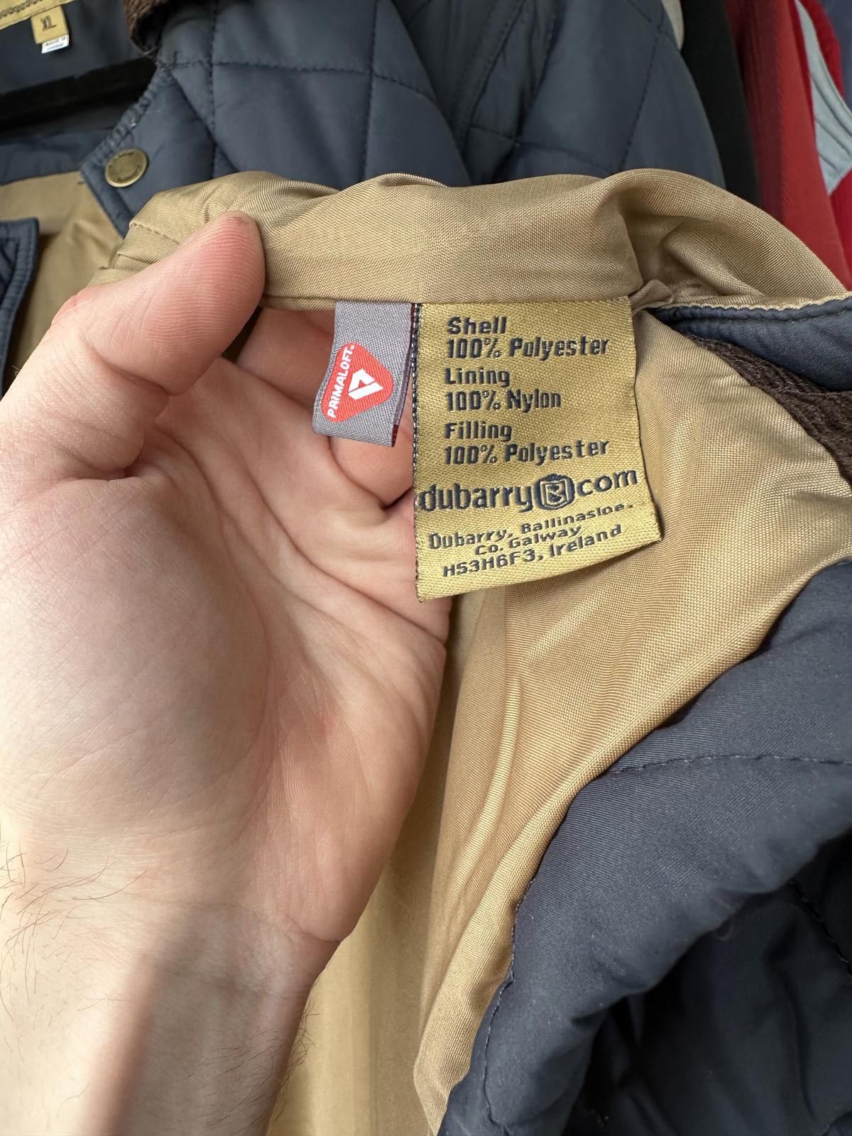 Designer Dubarry Quilted Jacket with Corduroy Collar - XL Size US XL / EU 56 / 4 - 3 Thumbnail