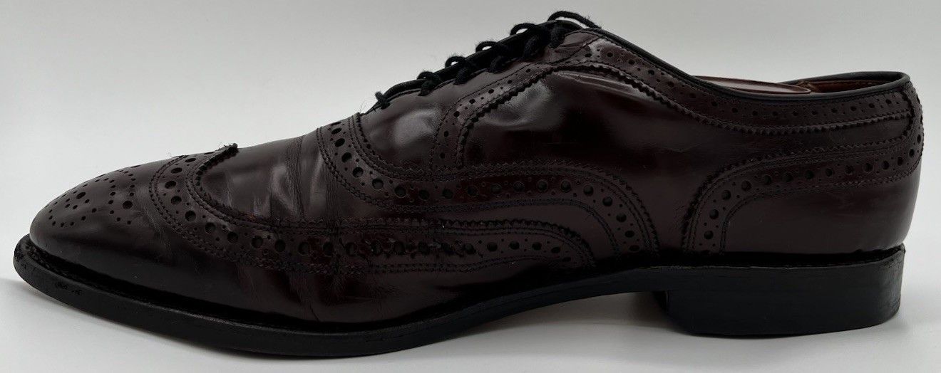 Allen Edmonds Allen Edmonds MCALLISTER Size 9.5 D Burgundy Leather Oxfords Size US 9.5 / EU 42-43 - 6 Thumbnail