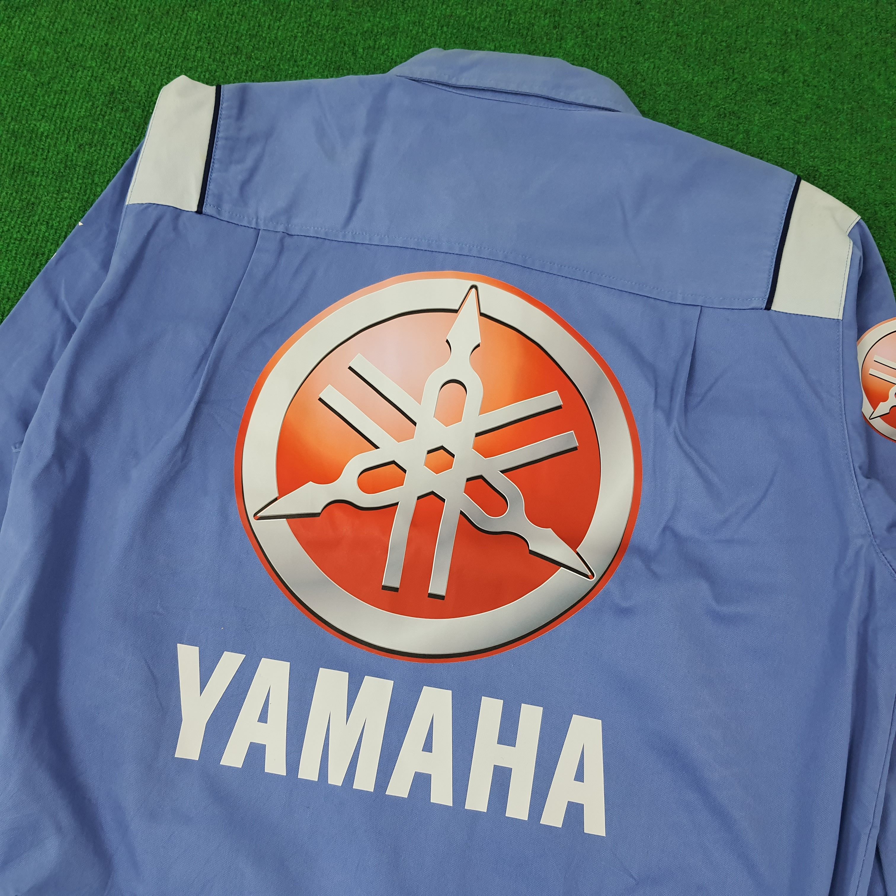 Japanese Brand × Yamaha Vintage Yamaha Japan Motorsports Custom Jacket C233N13 Size US M / EU 48-50 / 2 - 2 Thumbnail