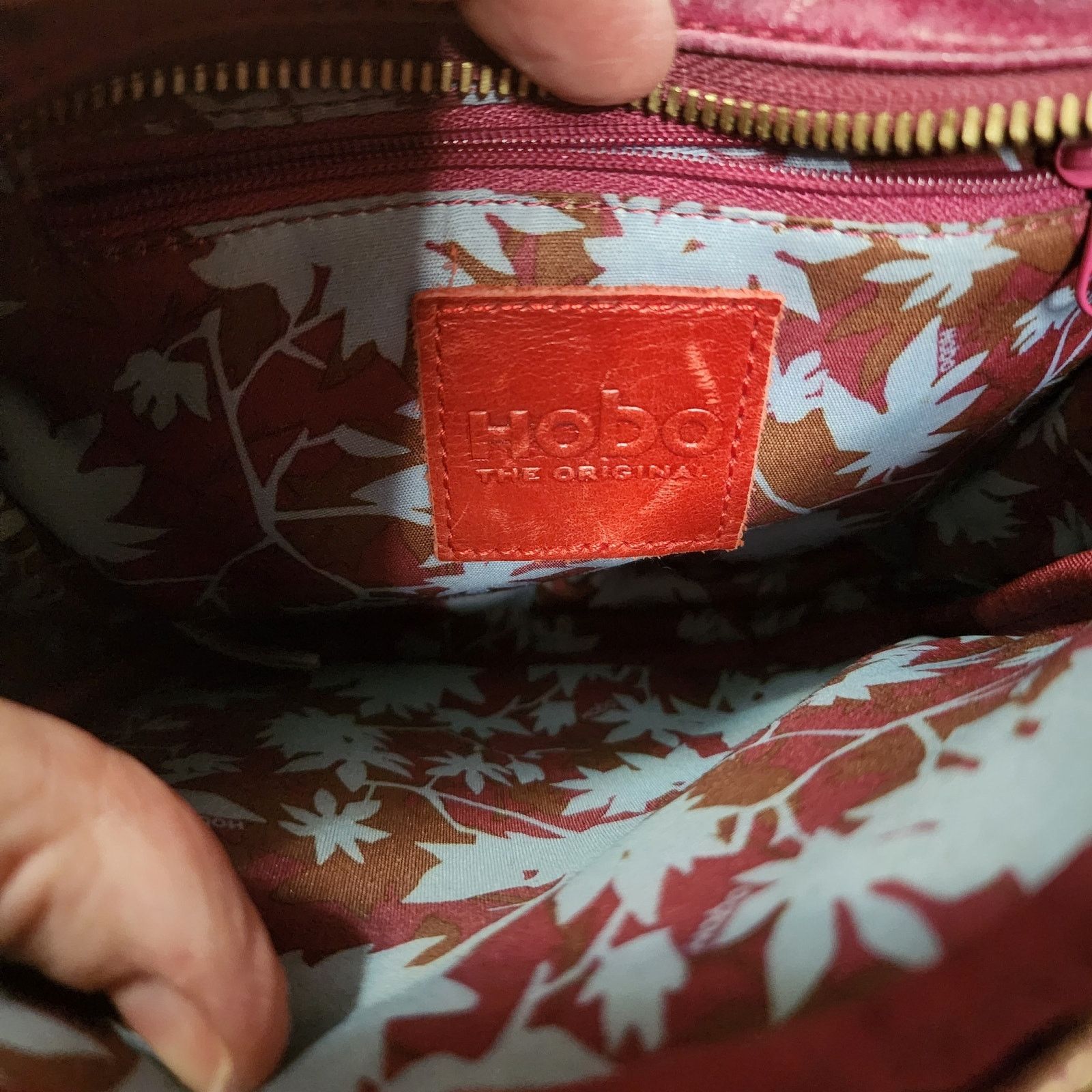 Hobo Hobo crossbody bag small square Maroon beautiful interior E Size ONE SIZE - 8 Thumbnail