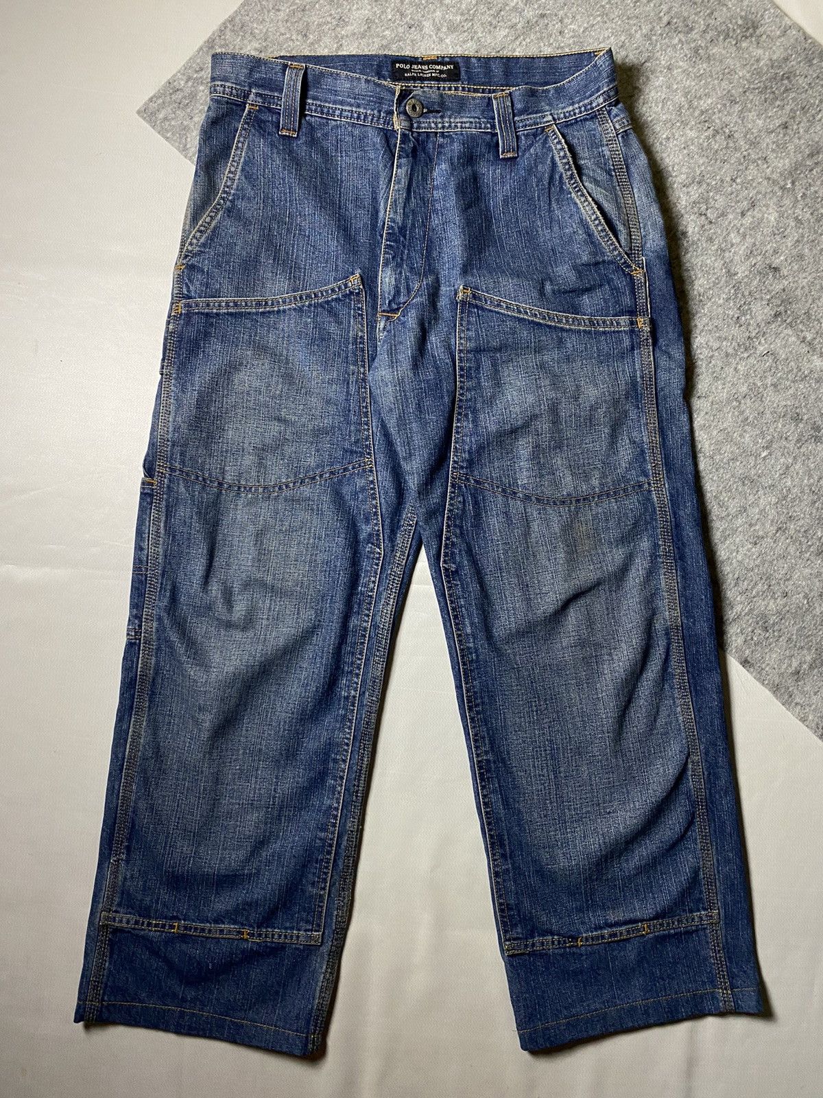 Polo Ralph Lauren Vintage Polo Jeans Company double knee Carpenter Size US 30 / EU 46 - 1 Thumbnail