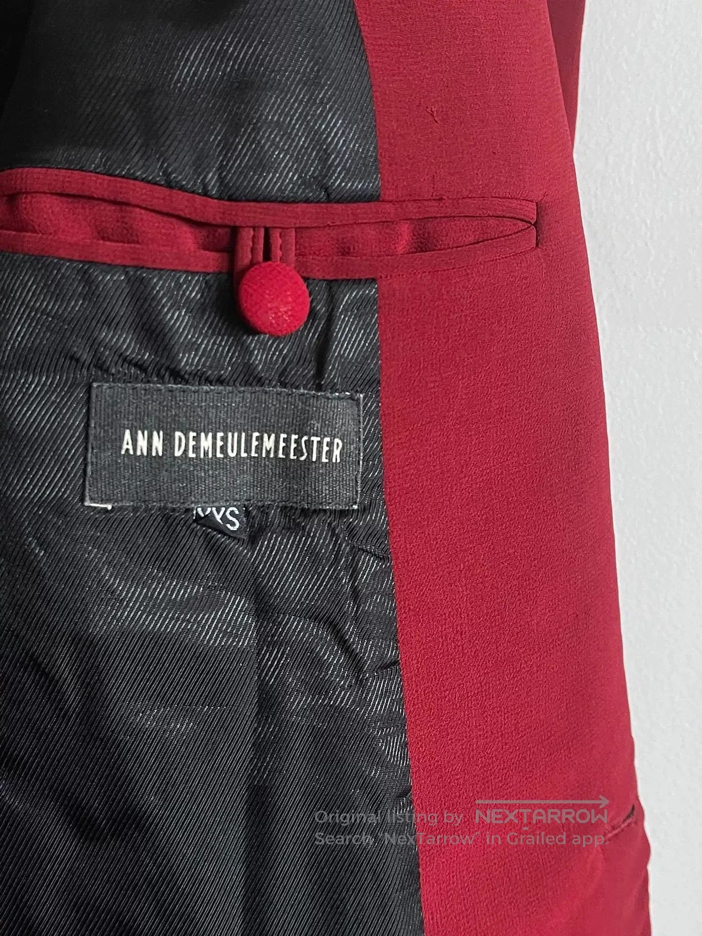 Ann Demeulemeester ann demeulemeester red suit jacket. Size US XXS / EU 40 - 7 Thumbnail