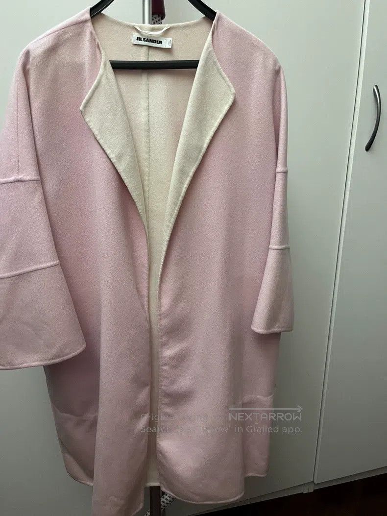 Jil Sander Jil Sander size 32 Pink cashmere coat Size S / US 4 / IT 40 - 1 Thumbnail
