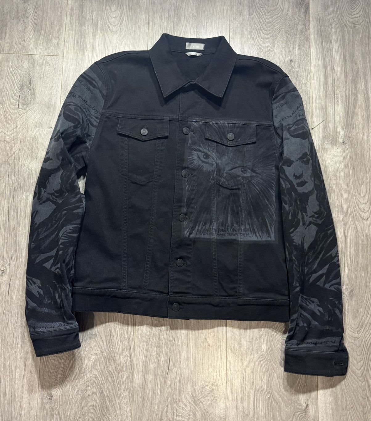 Dior DIOR Homme x Raymond Pettibon "Mona Lisa" denim jacket Size US M / EU 48-50 / 2 - 1 Thumbnail