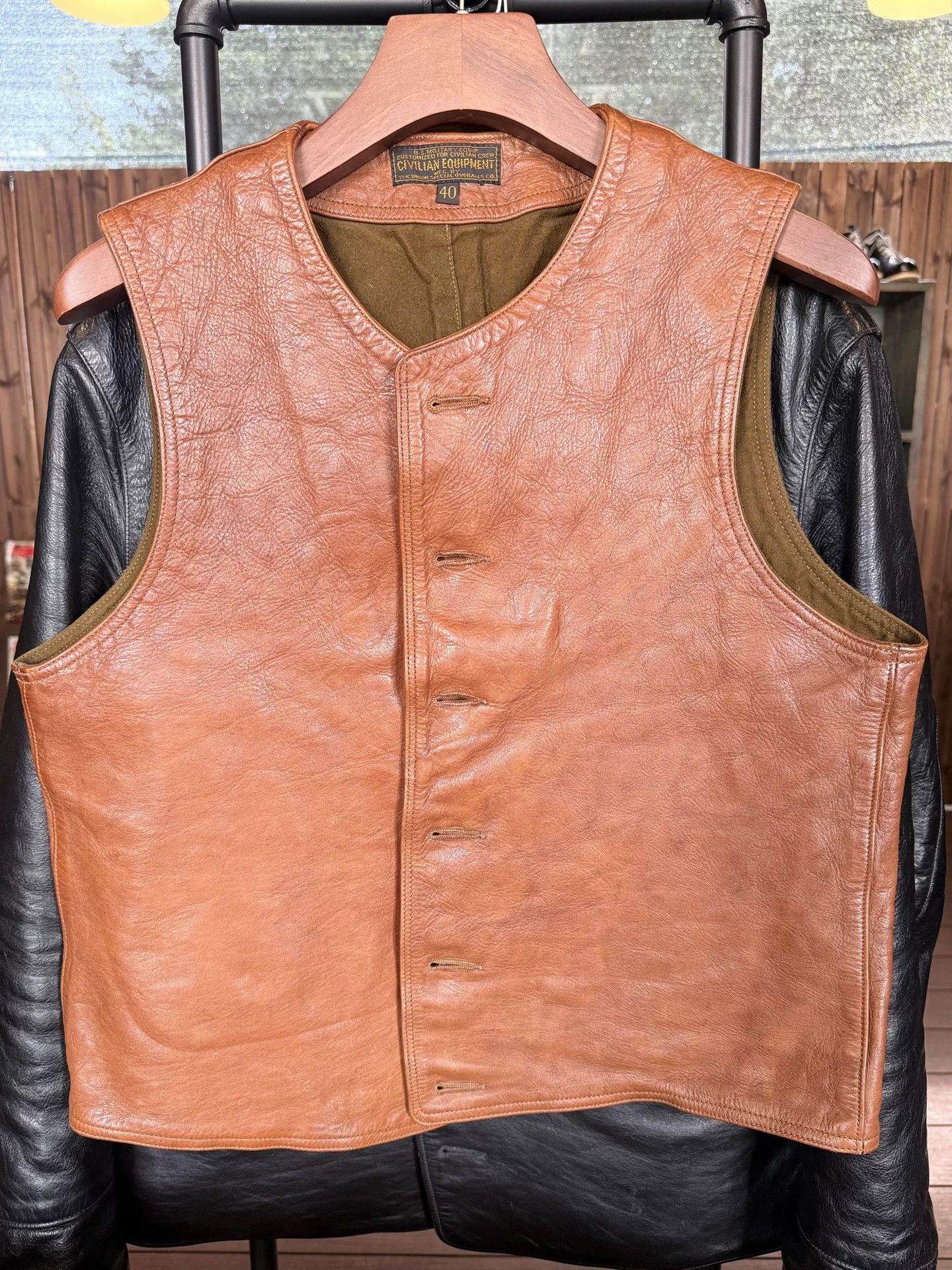Freewheelers Freewheelers Horsehide Vest Size 40 Size US XXS / EU 40 - 1 Thumbnail