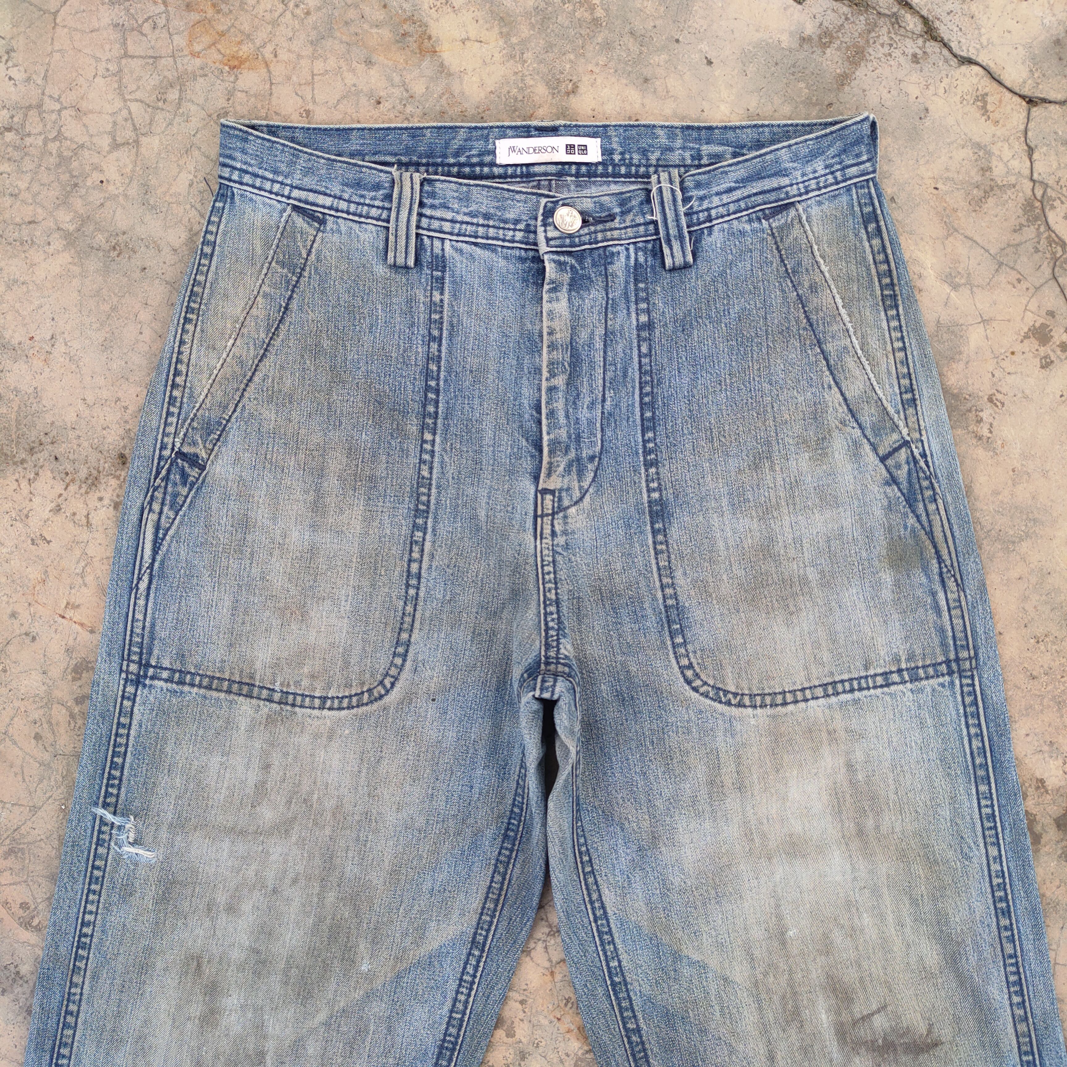 JW Anderson × Uniqlo Vintage jw Anderson x Uniqlo faded rusty dirty jeans denim Size US 30 / EU 46 - 3 Thumbnail