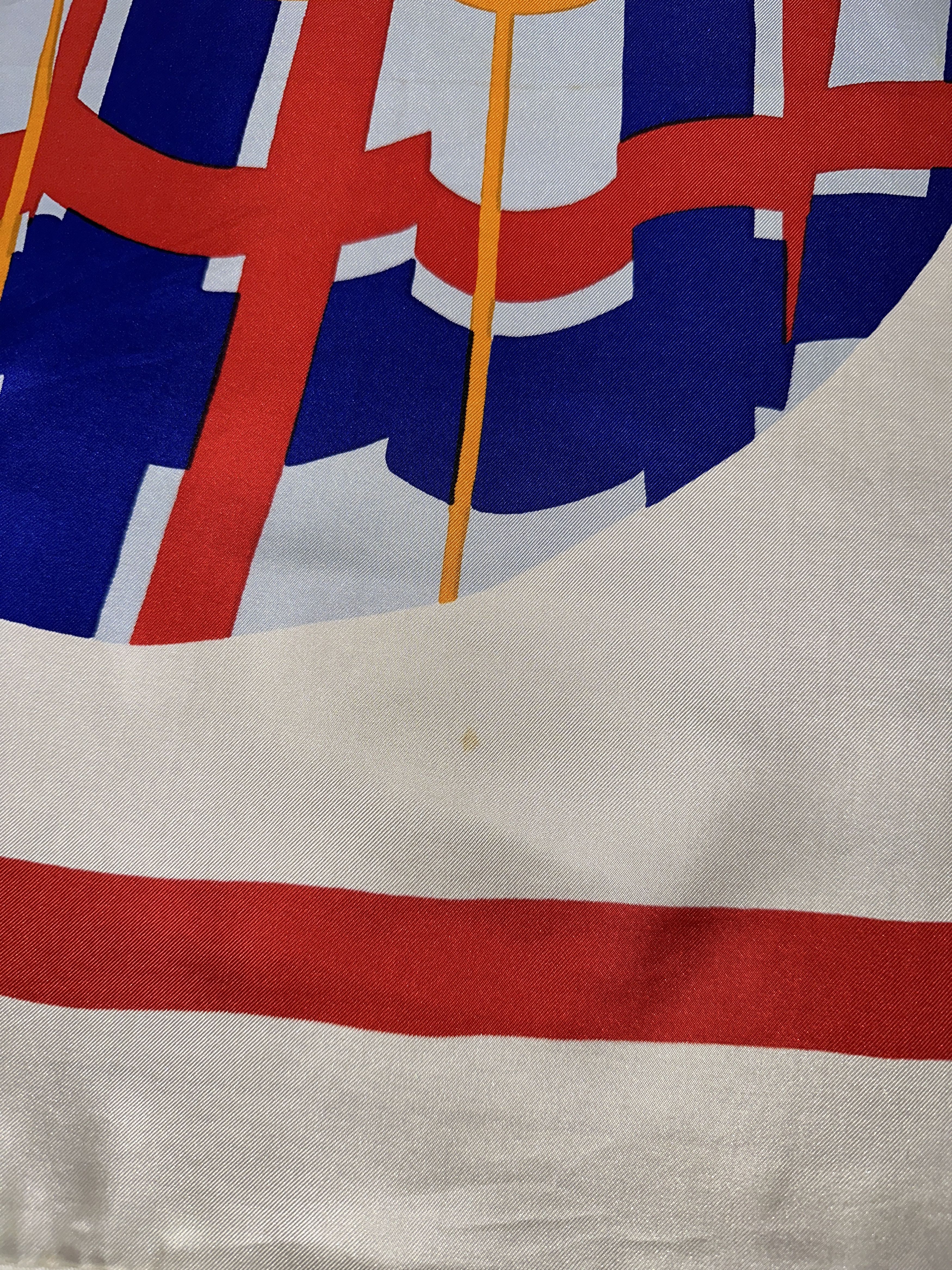 Dior Christian Dior Silk Scarf Graphic Circle 50x50 Pocket Square Size ONE SIZE - 6 Thumbnail