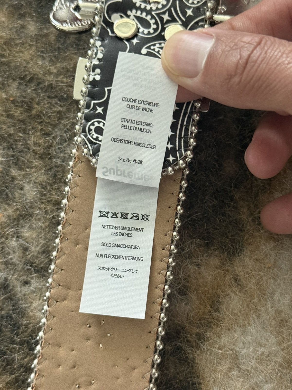 B.B. Simon × Supreme SUPREME BB SIMON BANDANA BELT Size 34 - 10 Thumbnail