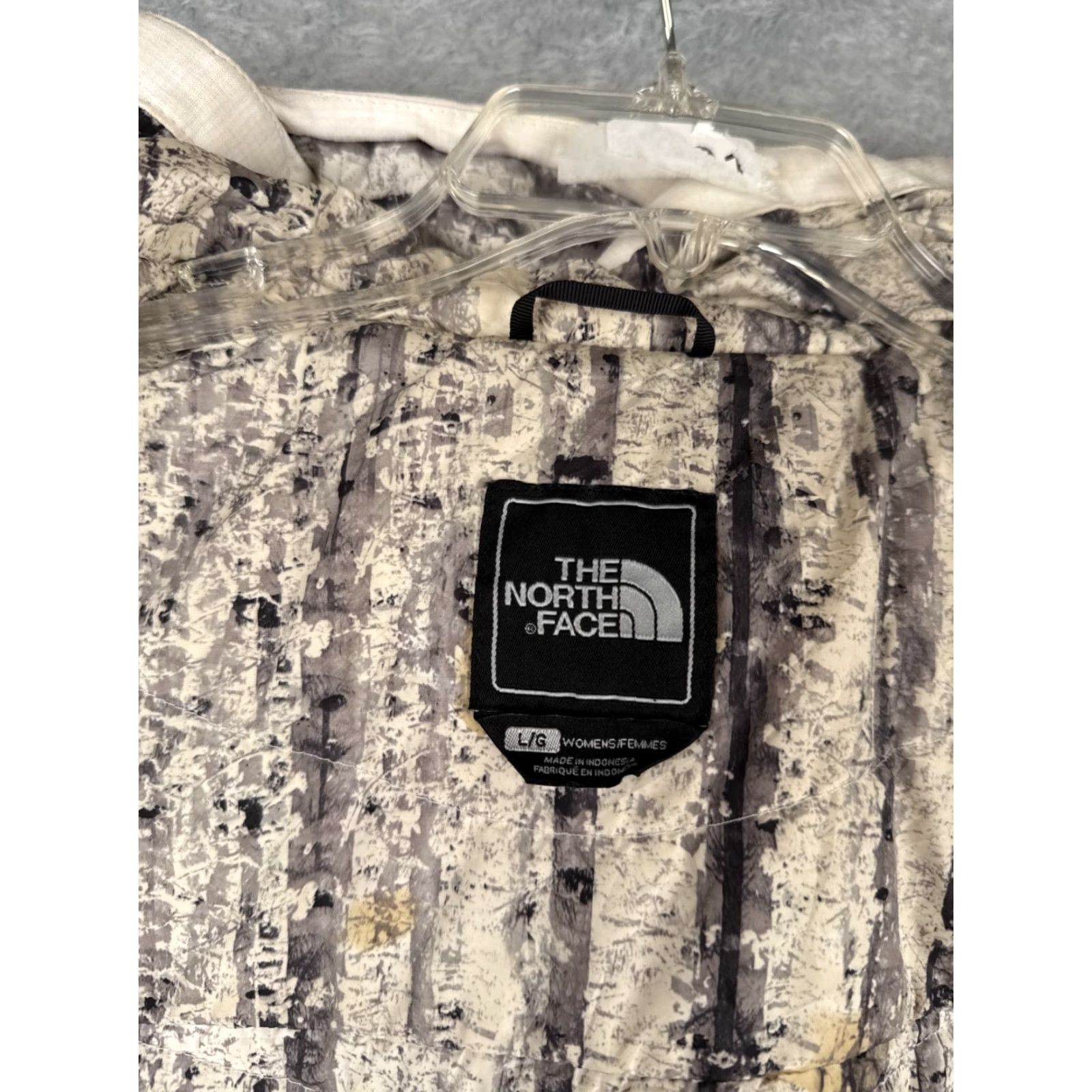 The North Face The North Face Jacket Women L Beige Windwall Full Zip Hood - Regular, Solid, Embroidered Logo, Polyester, Lightweight? Size L / US 10 / IT 46 - 3 Thumbnail