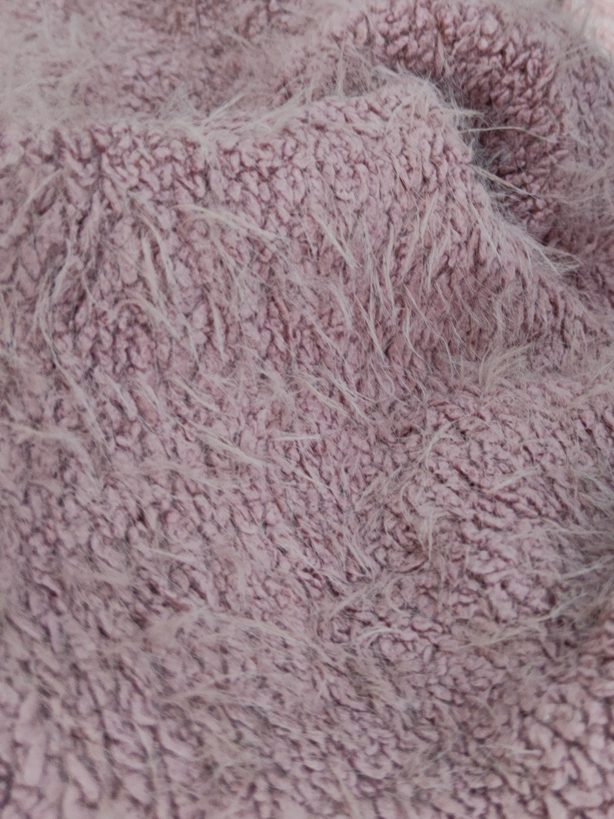 Vintage Urbanity Purple Shag Shaggy Fur Mohair Knitwear #W2127 Size M / US 6-8 / IT 42-44 - 10 Thumbnail