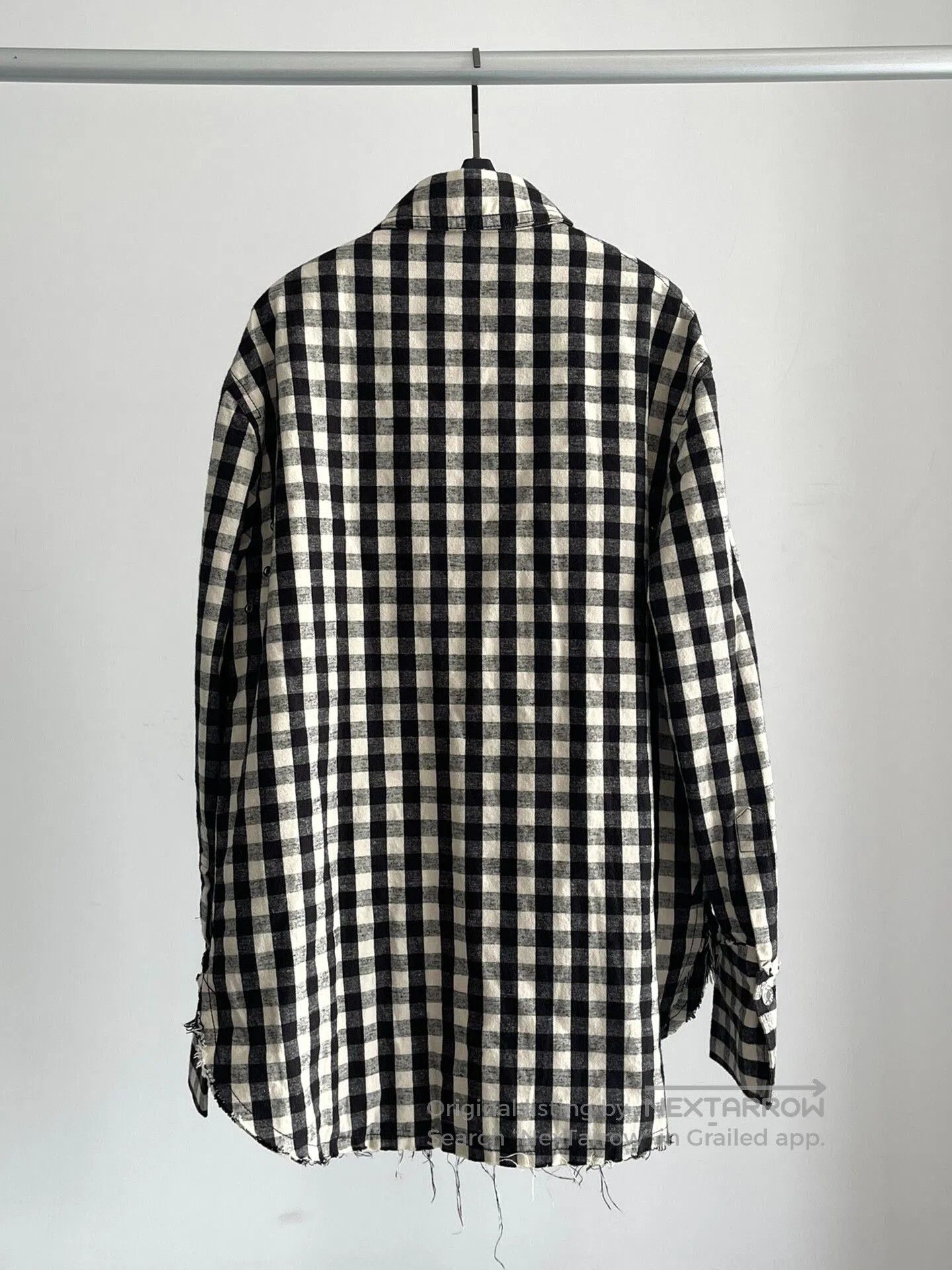 Helmut Lang Helmut Lang Checkered Cotton Shirt Jacket. Size US S / EU 44-46 / 1 - 3 Thumbnail