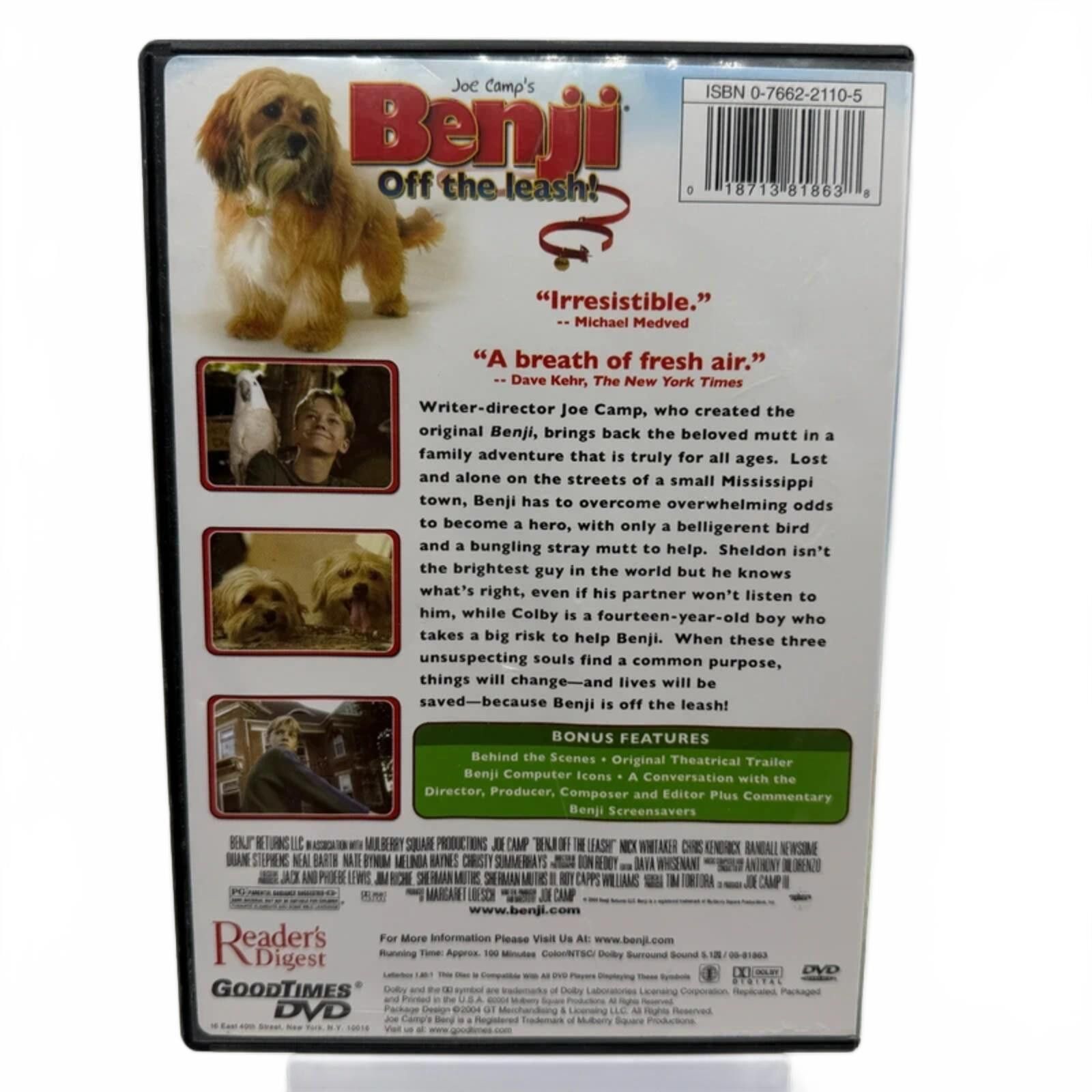Other Benji Off the Leash (2004) - DVD Movie - Comedy / Drama Size ONE SIZE - 2 Thumbnail