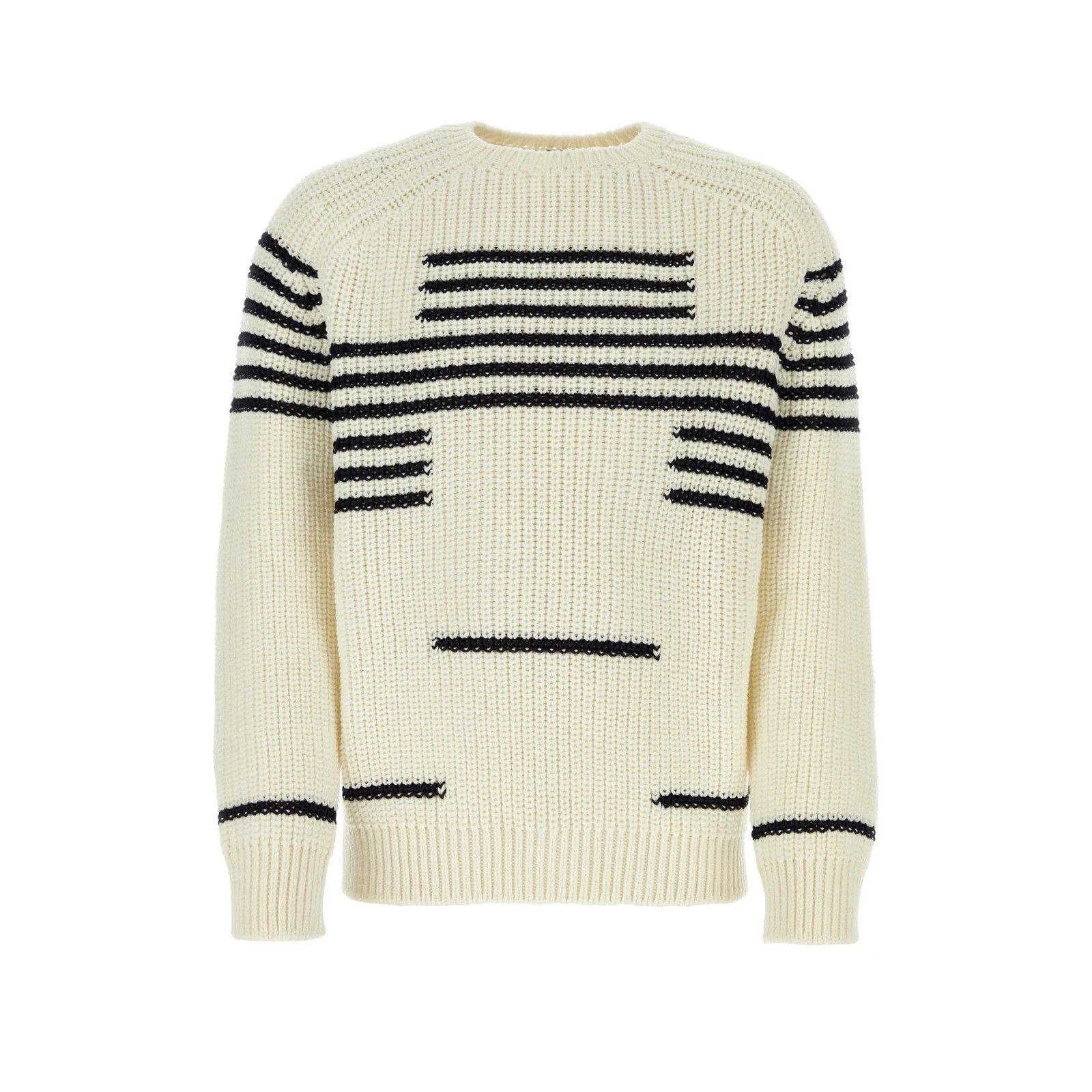 Loewe LOEWE Ivory Wool Blend Sweater New & Authentic (Men's size:S Size US S / EU 44-46 / 1 - 1 Thumbnail