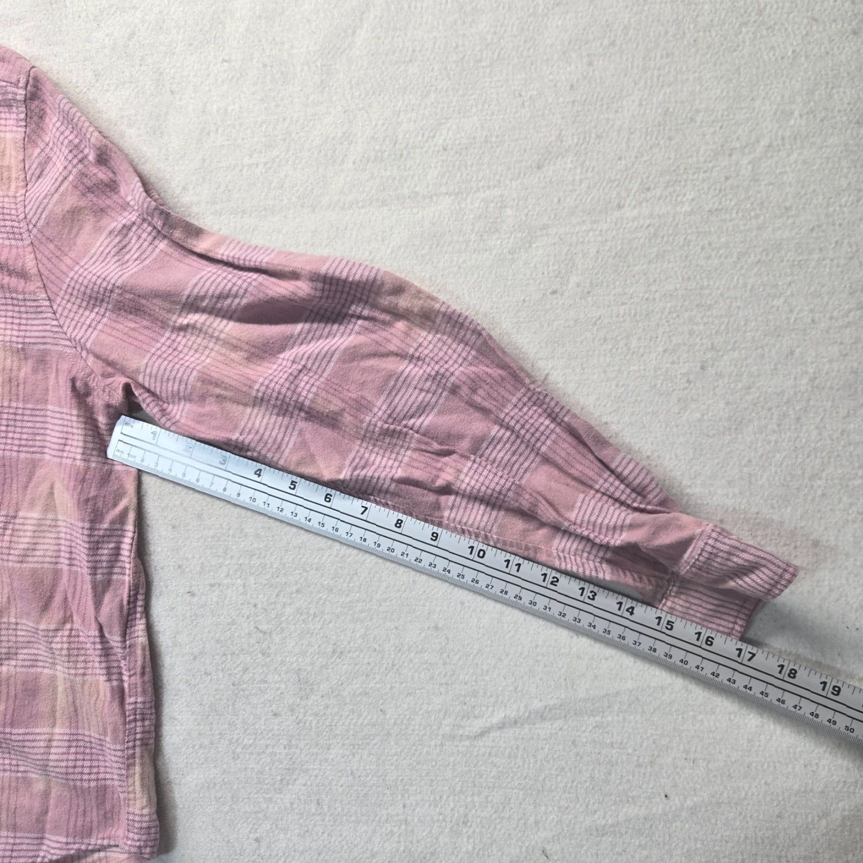 Vintage NEW Care Bears Shirt Pink Plaid Soft Flannel Button Up Long Sleeve M Medium Size M / US 6-8 / IT 42-44 - 6 Thumbnail