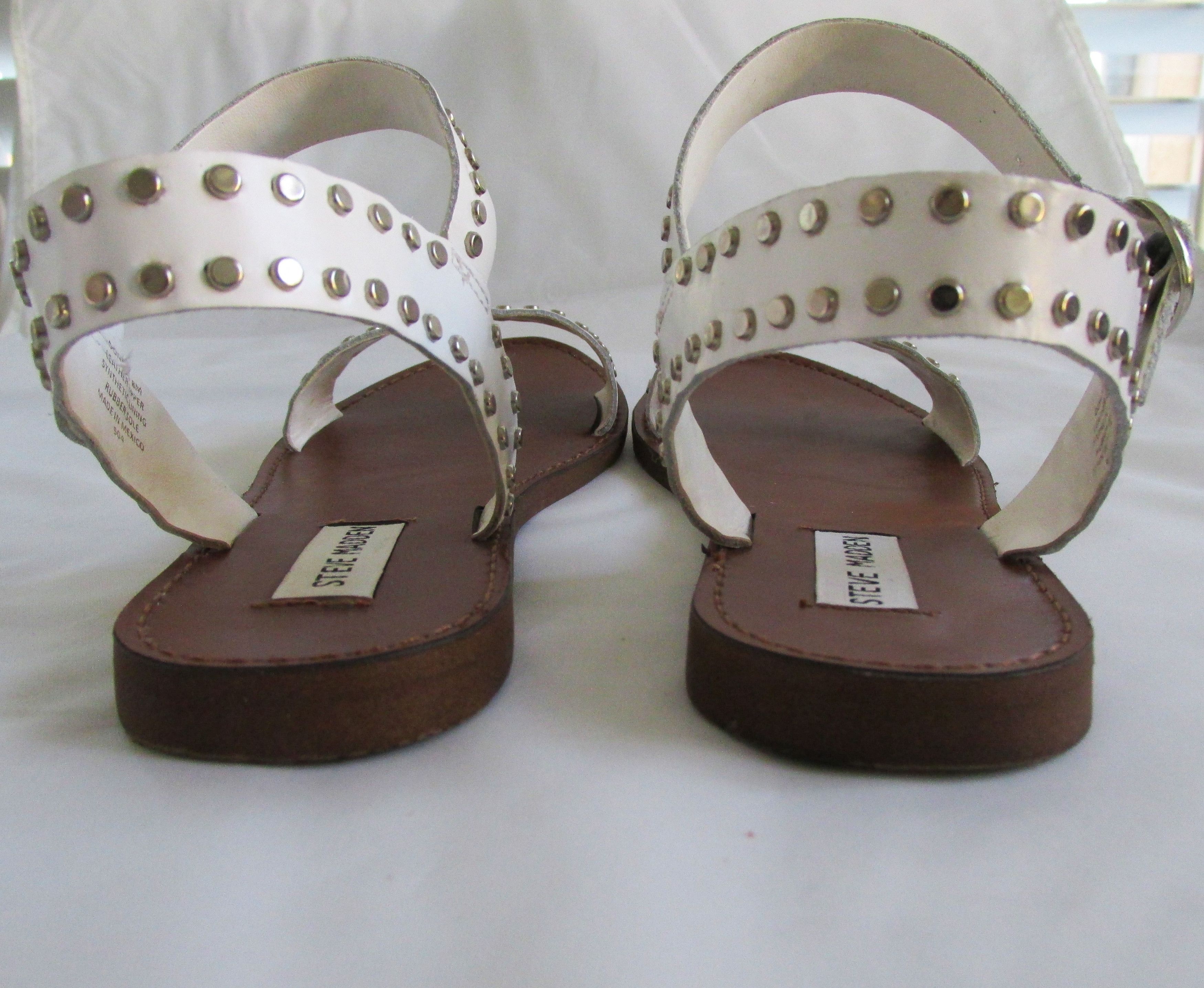 Steve Madden Steve Madden "Donddi" Women's Leather Sandals Size 8 M Size US 8 / IT 38 - 5 Thumbnail