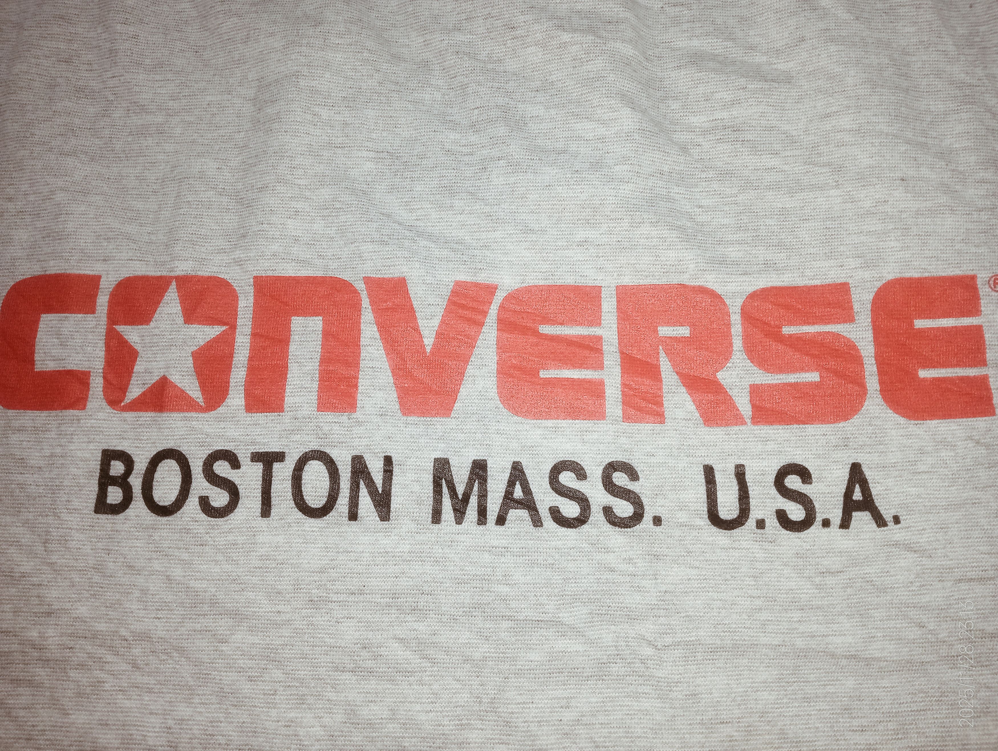 Converse Vintage '90s Converse Single Stitch Long Sleeve Tshirt Size US L / EU 52-54 / 3 - 8 Thumbnail