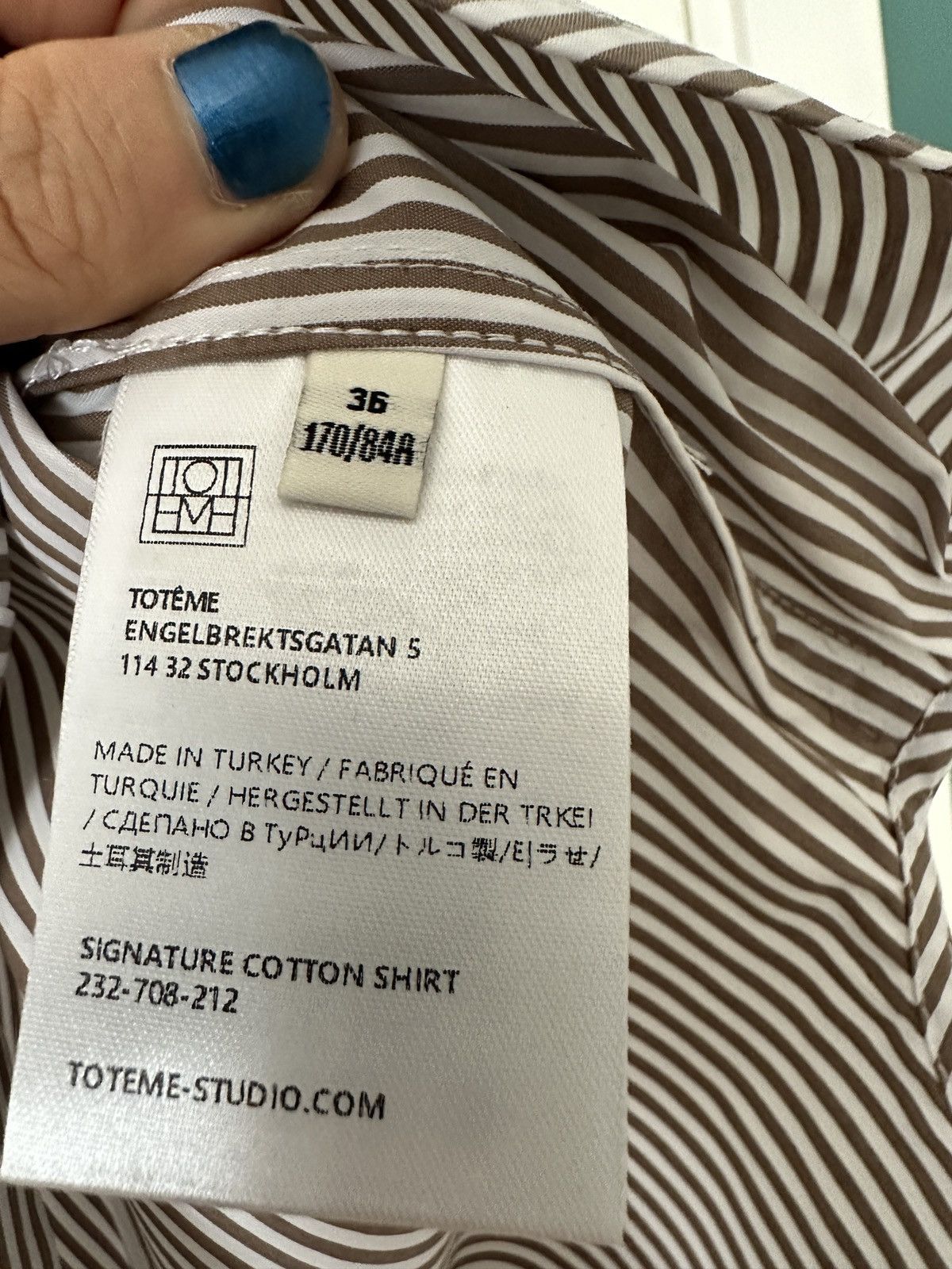 Toteme Toteme Shirt Size XS / US 0-2 / IT 36-38 - 4 Thumbnail