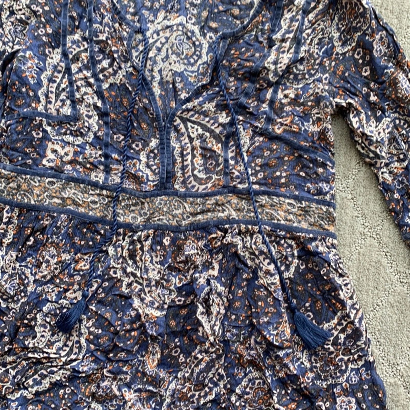 American Eagle Outfitters American Eagle boho bell sleeve western gypsy festival sz S Size S / US 4 / IT 40 - 4 Thumbnail