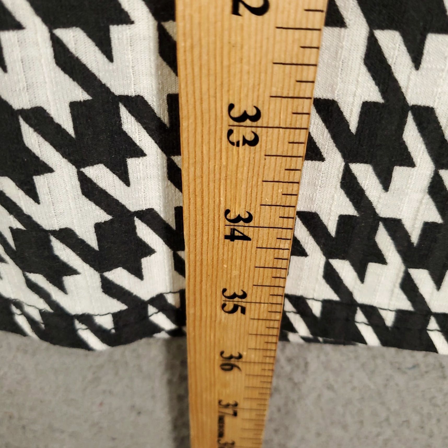 Boohoo New Dress Womens Size 18 Black White Houndstooth Mock Roll Neck Flare Sleeve NWT Womens Size XXL / US 16-18 / IT 52-54 - 3 Thumbnail