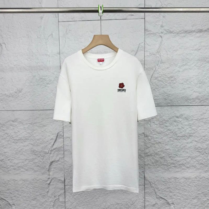 Kenzo Kenzo White Cotton T-Shirt for Women 0089 Size M / US 6-8 / IT 42-44 - 1 Thumbnail