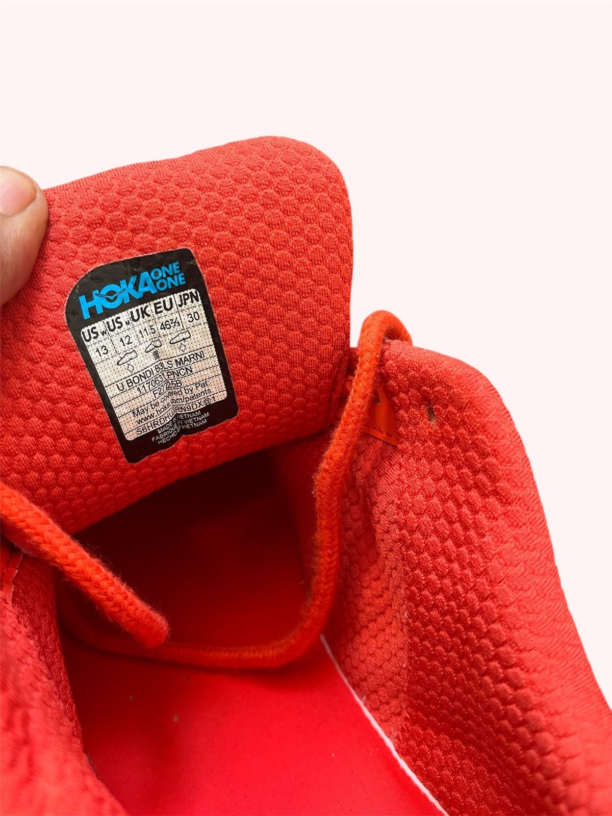 Hoka × Marni Marni x Hoka One One Bondi B3LS Size US 12 / EU 45 - 6 Thumbnail