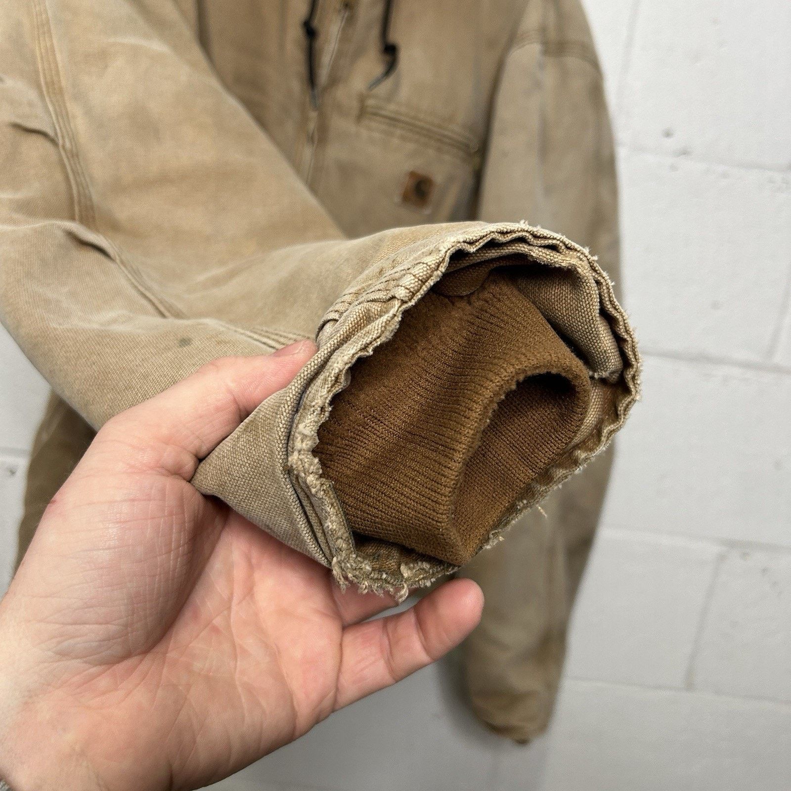 Carhartt Y2K Carhartt Sherpa-Lined Hooded Detroit Jacket “Brown” J141 Size US XL / EU 56 / 4 - 6 Thumbnail