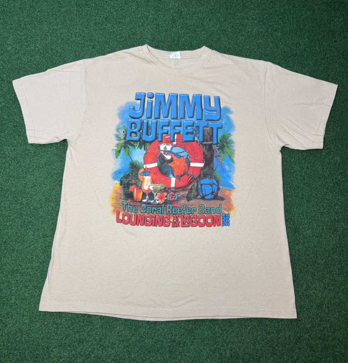 Band Tees Jimmy Buffet Coral Reefer Band Lounging Lagoon Tour T Shirt Size US L / EU 52-54 / 3 - 1 Thumbnail