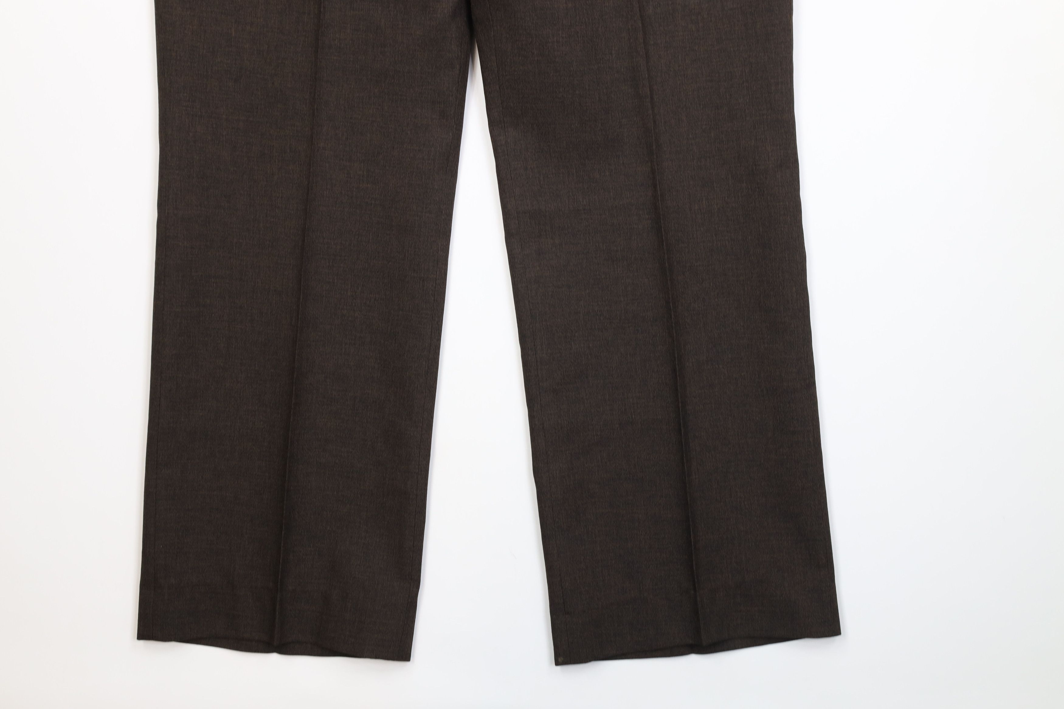 Vintage Vintage 70s Streetwear Flared Wide Leg Chino Pants Brown USA Size US 36 / EU 52 - 5 Thumbnail