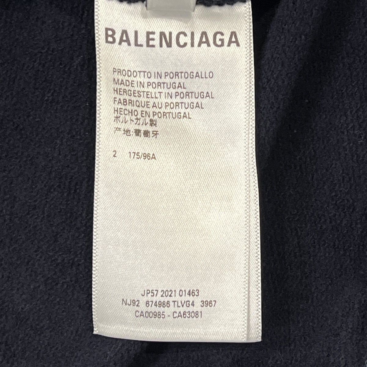 Balenciaga BALENCIAGA 2022 Spring Demna "NO COMMENT" Pullover Hoodie Size US S / EU 44-46 / 1 - 6 Thumbnail