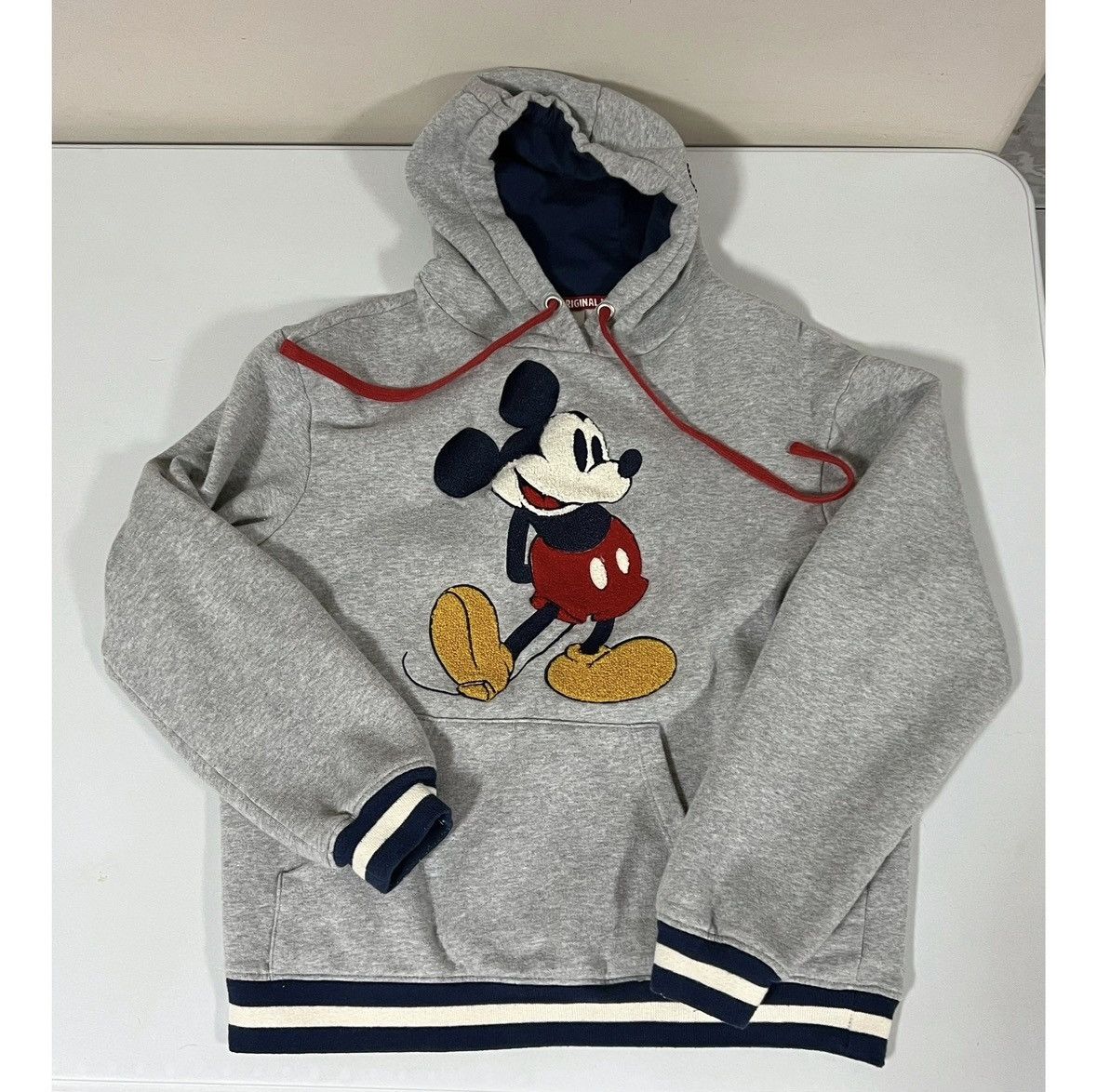 Disney Disney Gray Mickey Mouse Pullover Sweatshirt Hoodie XS ♥️🩶✨ Size US XS / EU 42 / 0 - 1 Thumbnail