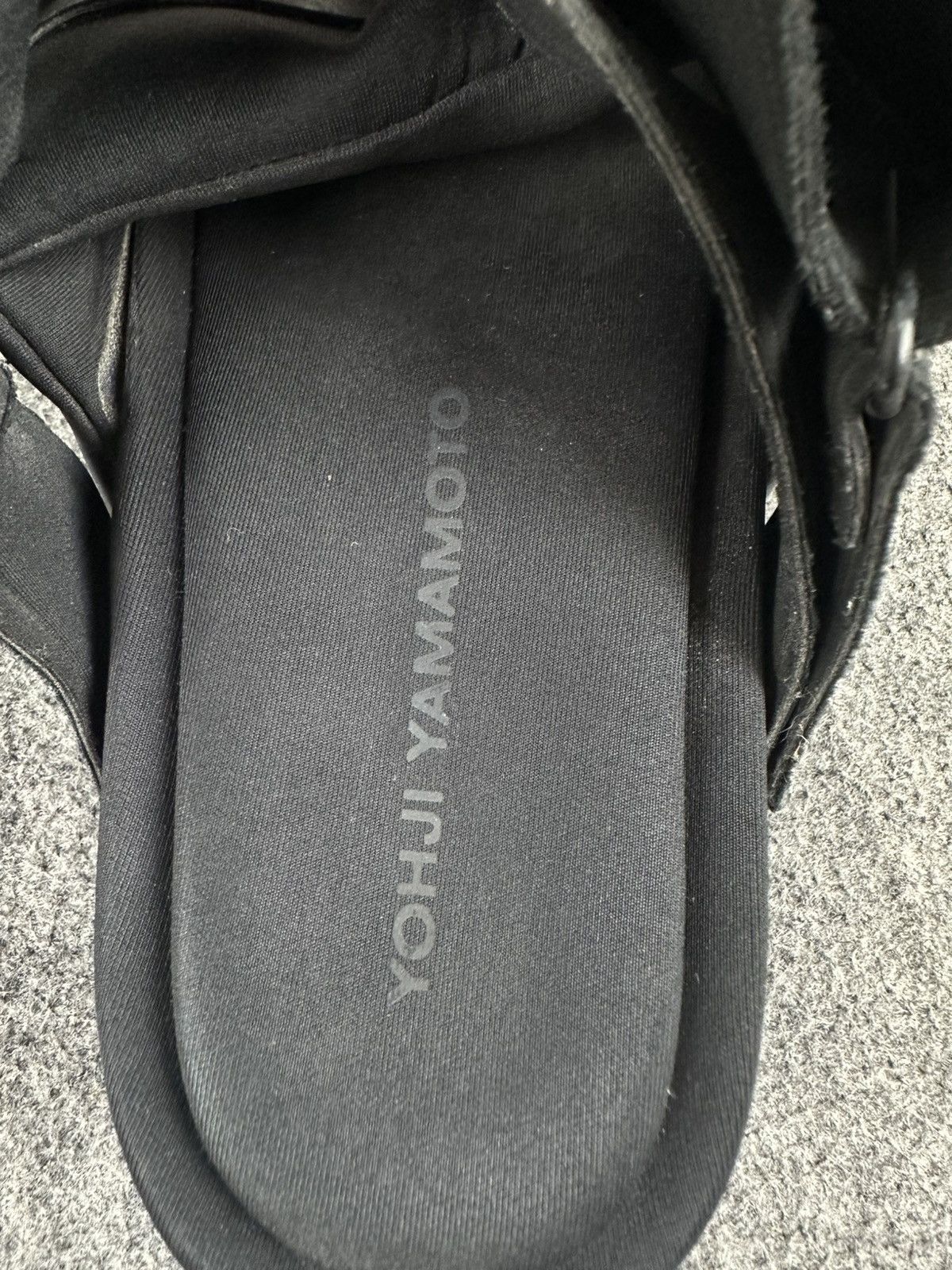 Y-3 × Yohji Yamamoto Y-3 Yohji Yamamoto Black Strapped Sandals Cloth Size US 6 / IT 36 - 7 Thumbnail