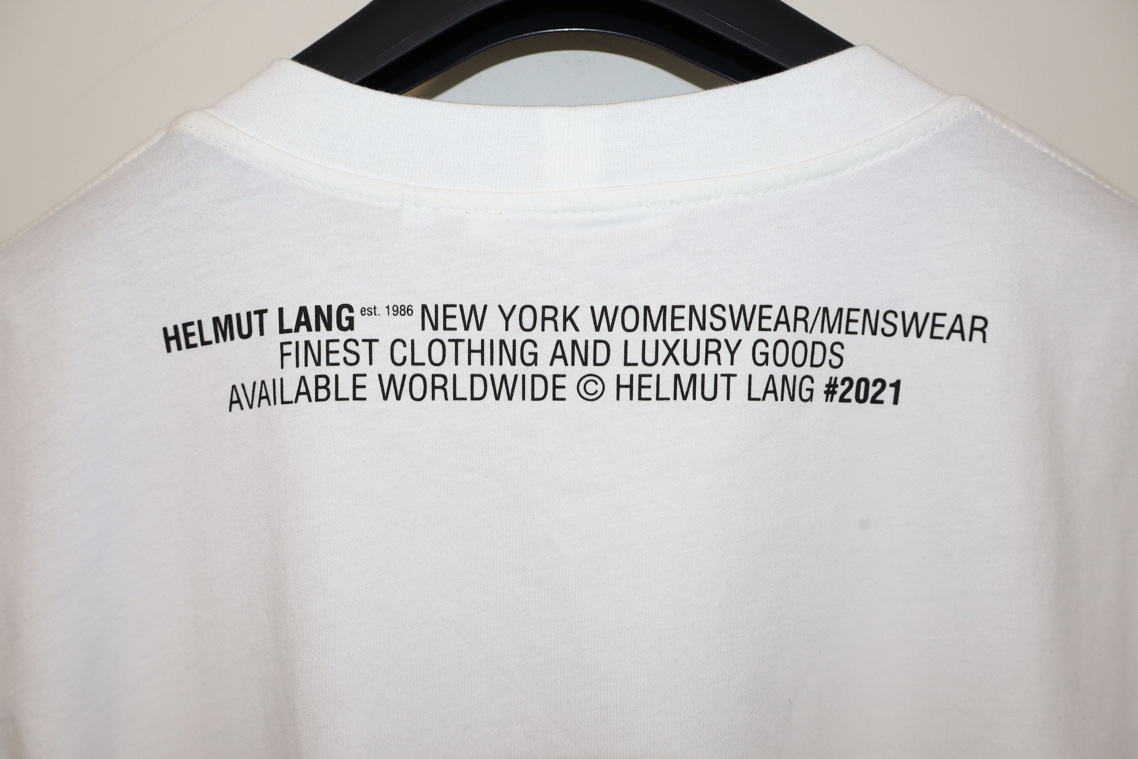 Helmut Lang Dog logo print t-shirt Size US L / EU 52-54 / 3 - 8 Thumbnail