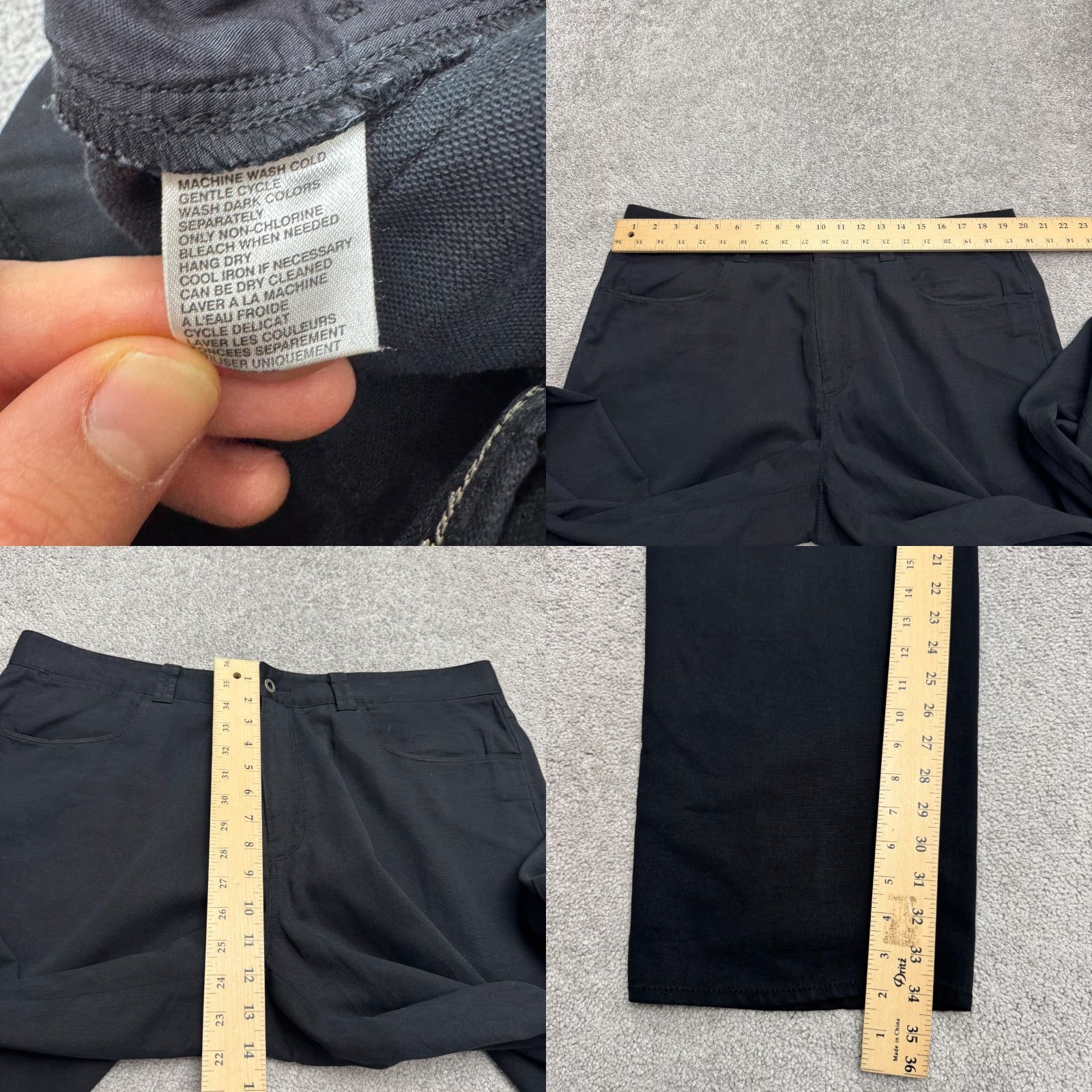 Tommy Bahama Tommy Bahama Straight Leg Pants Mens 38x30 Black Flat Front Casual Preppy Classic Navy? Size US 38 / EU 54 - 9 Thumbnail