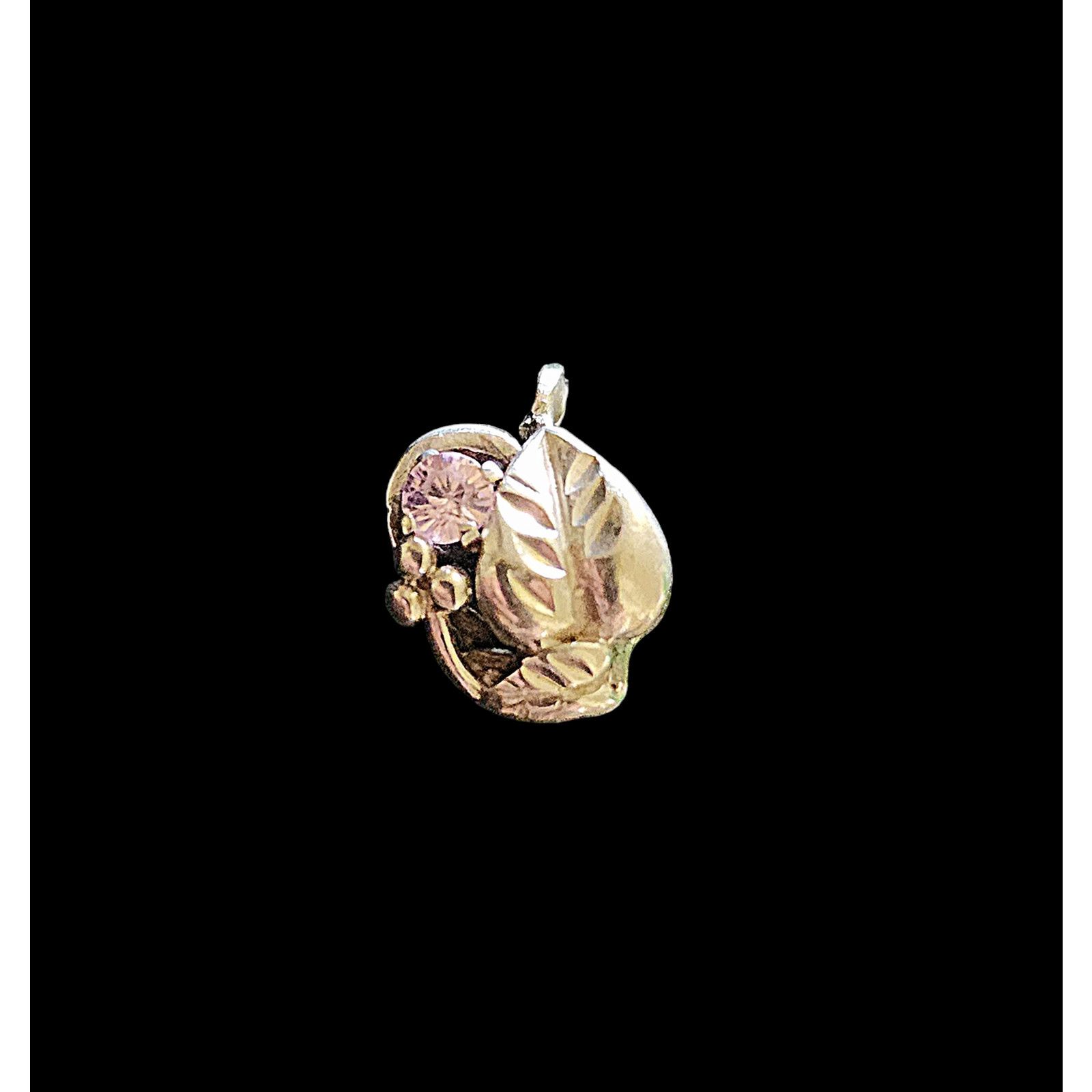 Other Handcrafted silver and pink tourmaline birthstone pendant. Size ONE SIZE - 2 Thumbnail