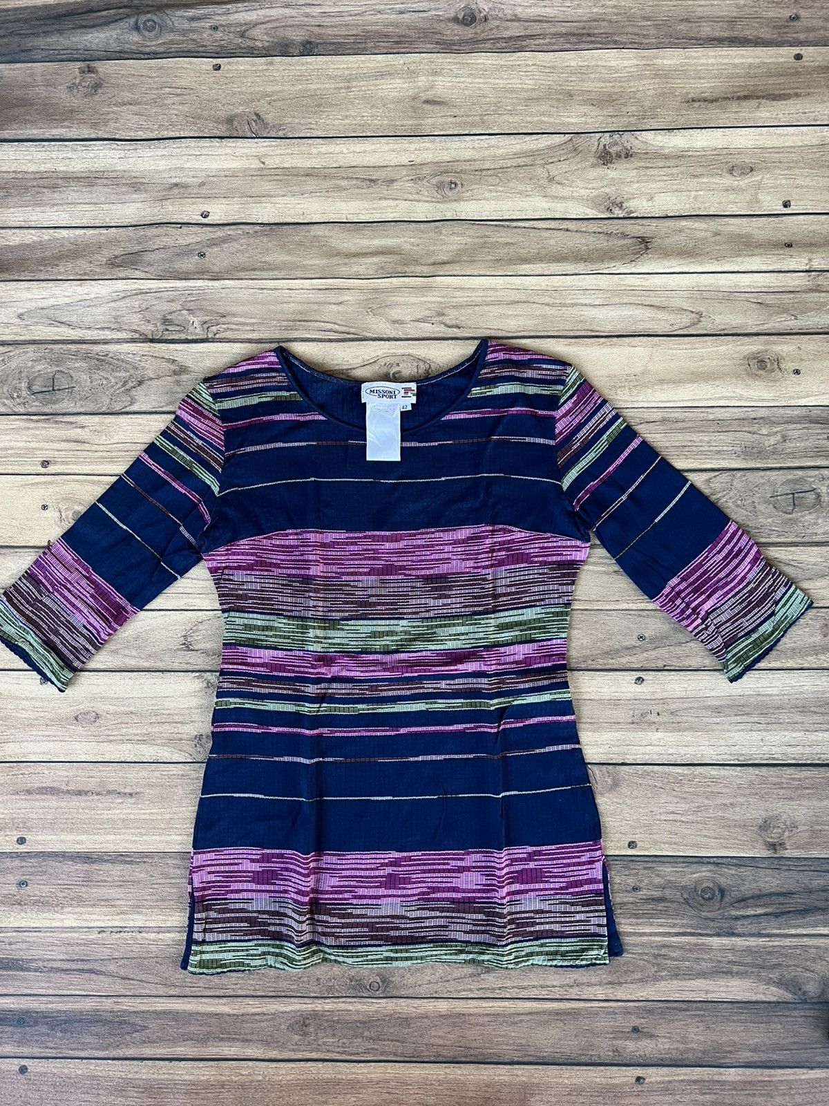 Missoni Missoni sport multi colour t shirt Size L / US 10 / IT 46 - 1 Thumbnail