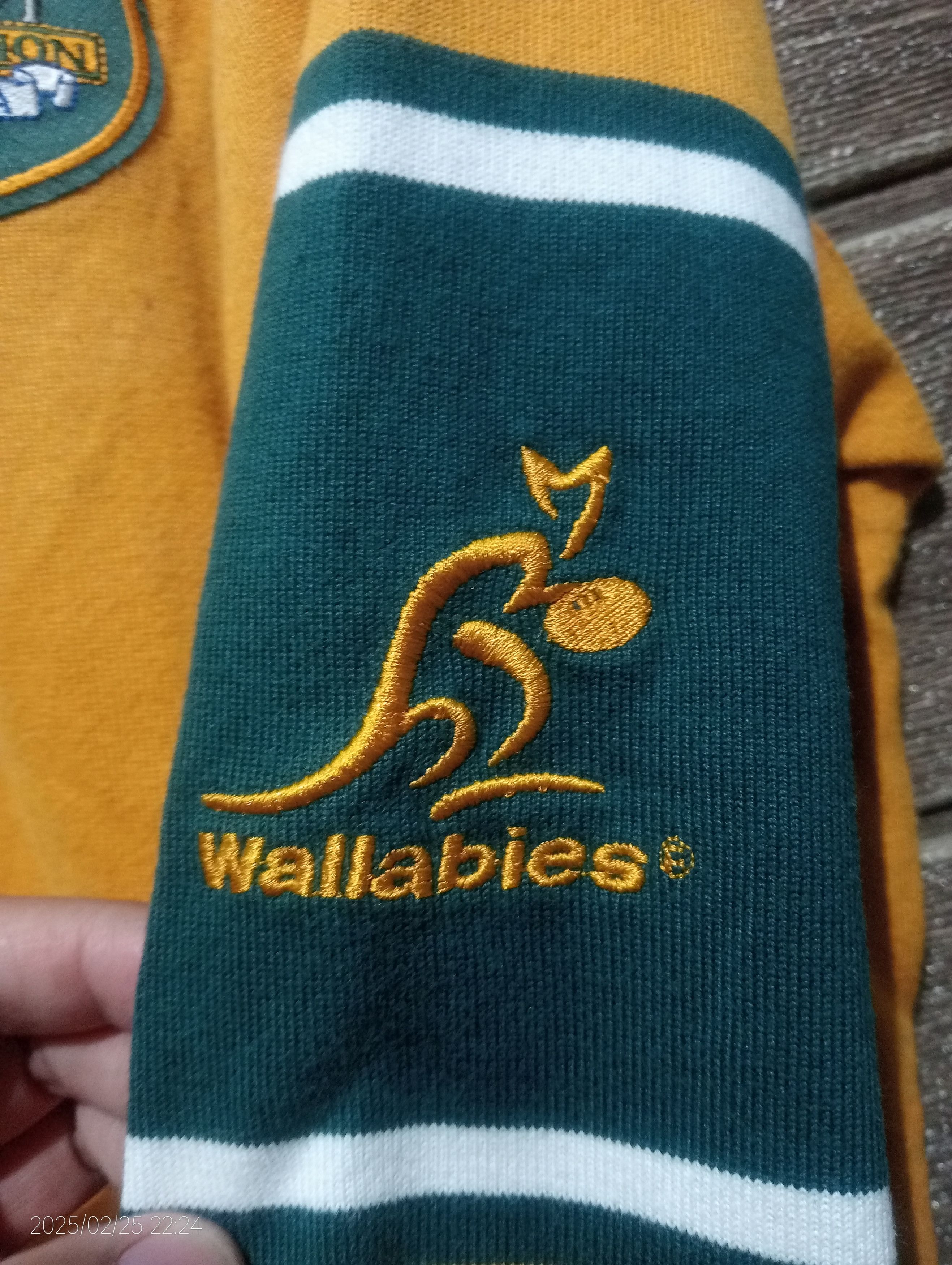 Canterbury of New Zealand Vintage CoNZ IRB Australia Polo Rugby World Cup 2003 Jersey Size US L / EU 52-54 / 3 - 11 Thumbnail