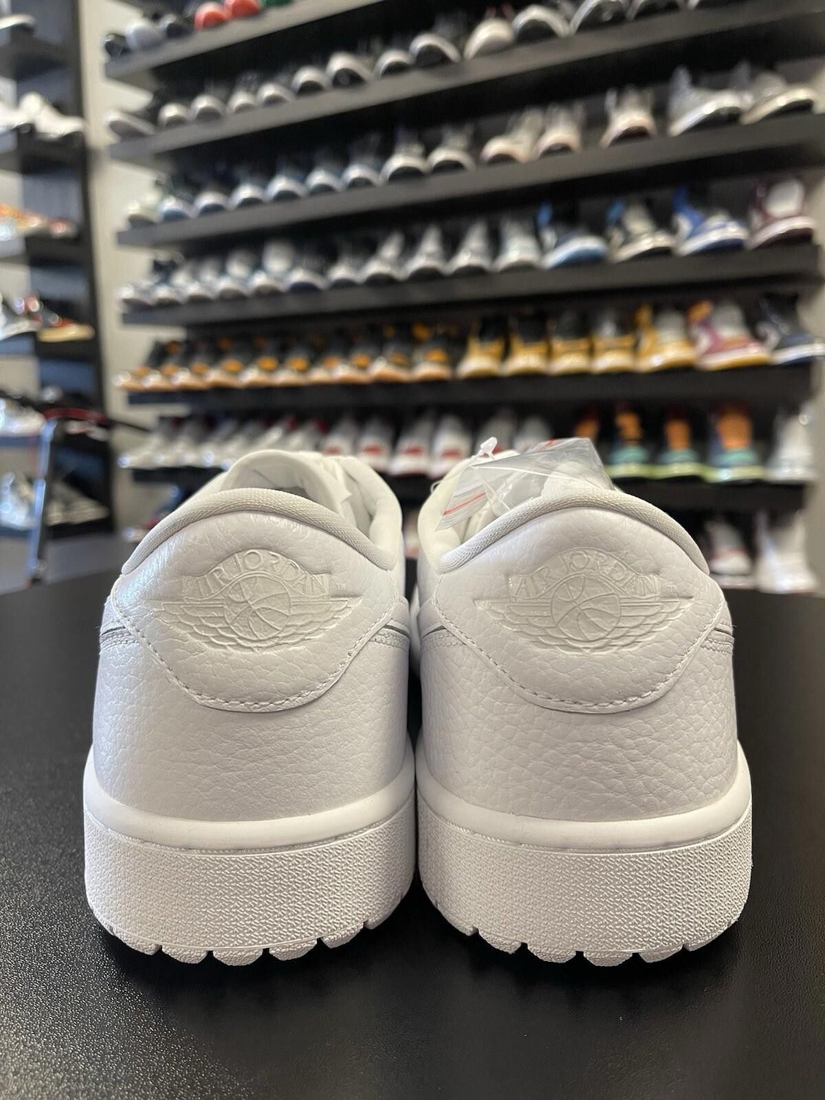 Jordan Brand Size 12 - Nike Air Jordan 1 Low Golf Triple White 2022 Men Size US 12 / EU 45 - 4 Thumbnail