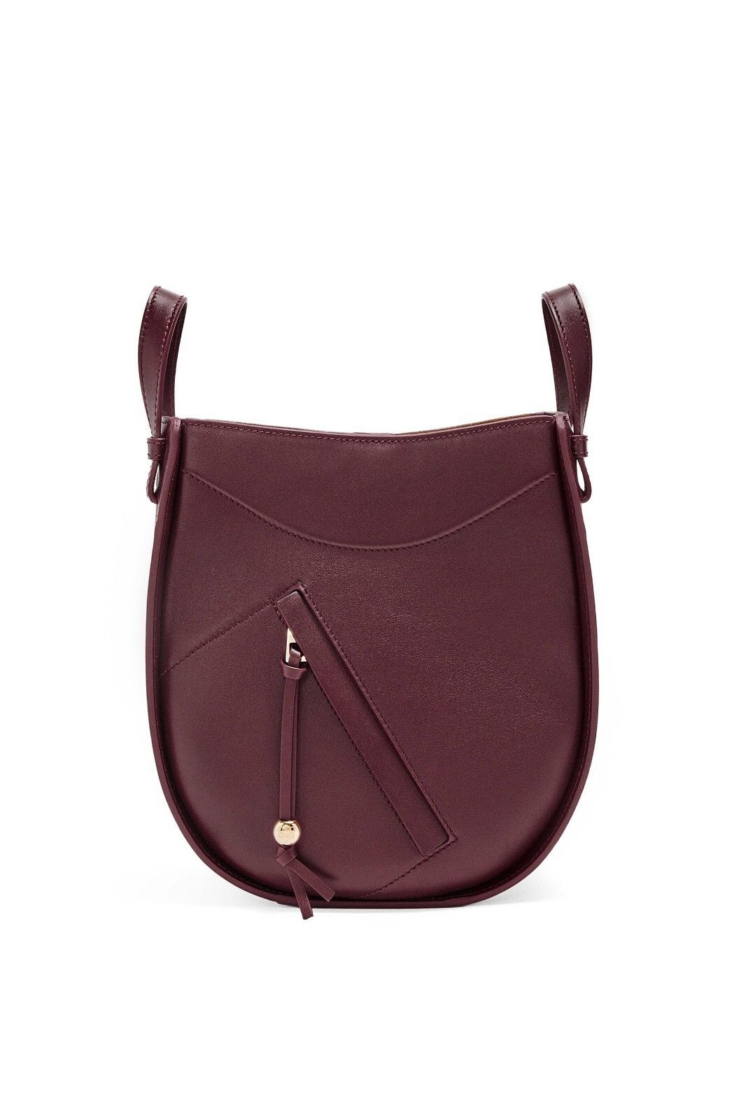 Loewe LOEWE Hammock Slice Dark Burgundy Shiny Leather Bag Size ONE SIZE - 2 Thumbnail