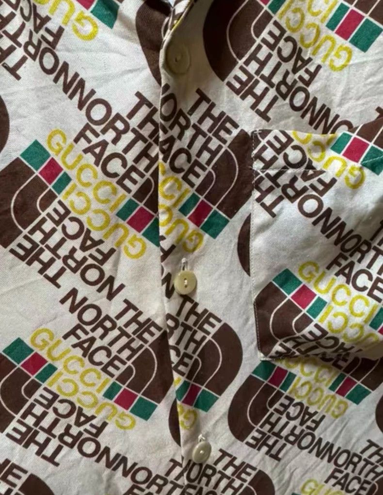 Gucci Gucci North side co-branded full-print short-sleeved shirt Size US S / EU 44-46 / 1 - 3 Thumbnail