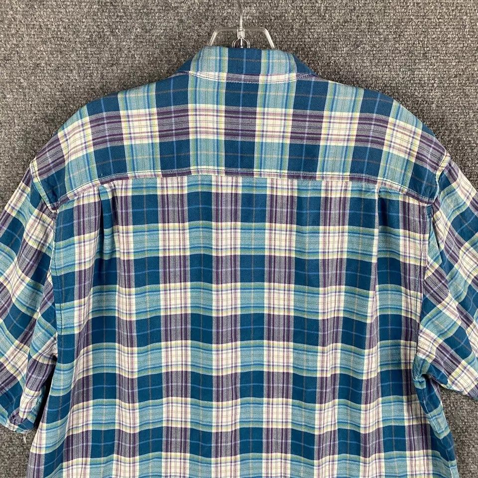 Tommy Bahama Tommy Bahama Shirt Men's Large Button Up Short Sleeve Plaid Size US L / EU 52-54 / 3 - 6 Thumbnail
