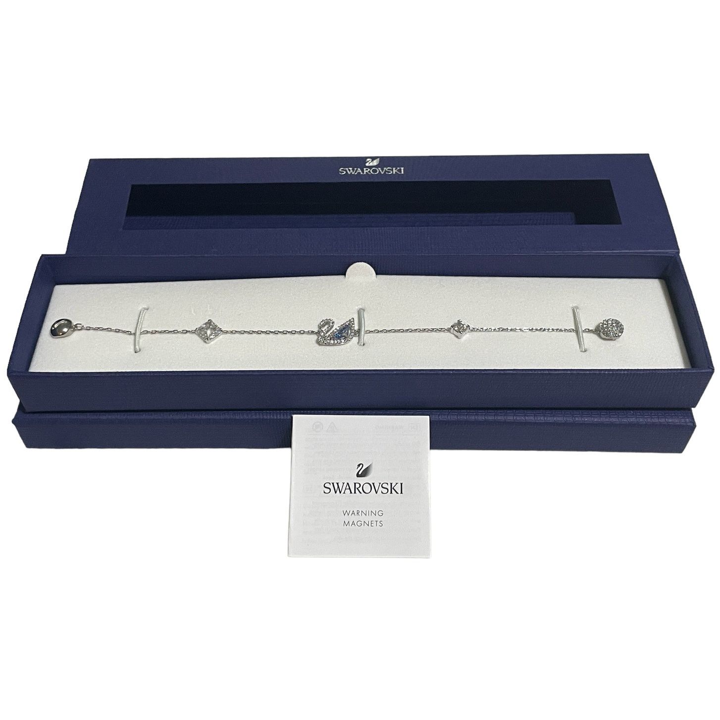 Swarovski Swarovski Ladies Remix Crystal Swan Magnetic Bracelet M Size ONE SIZE - 1 Thumbnail