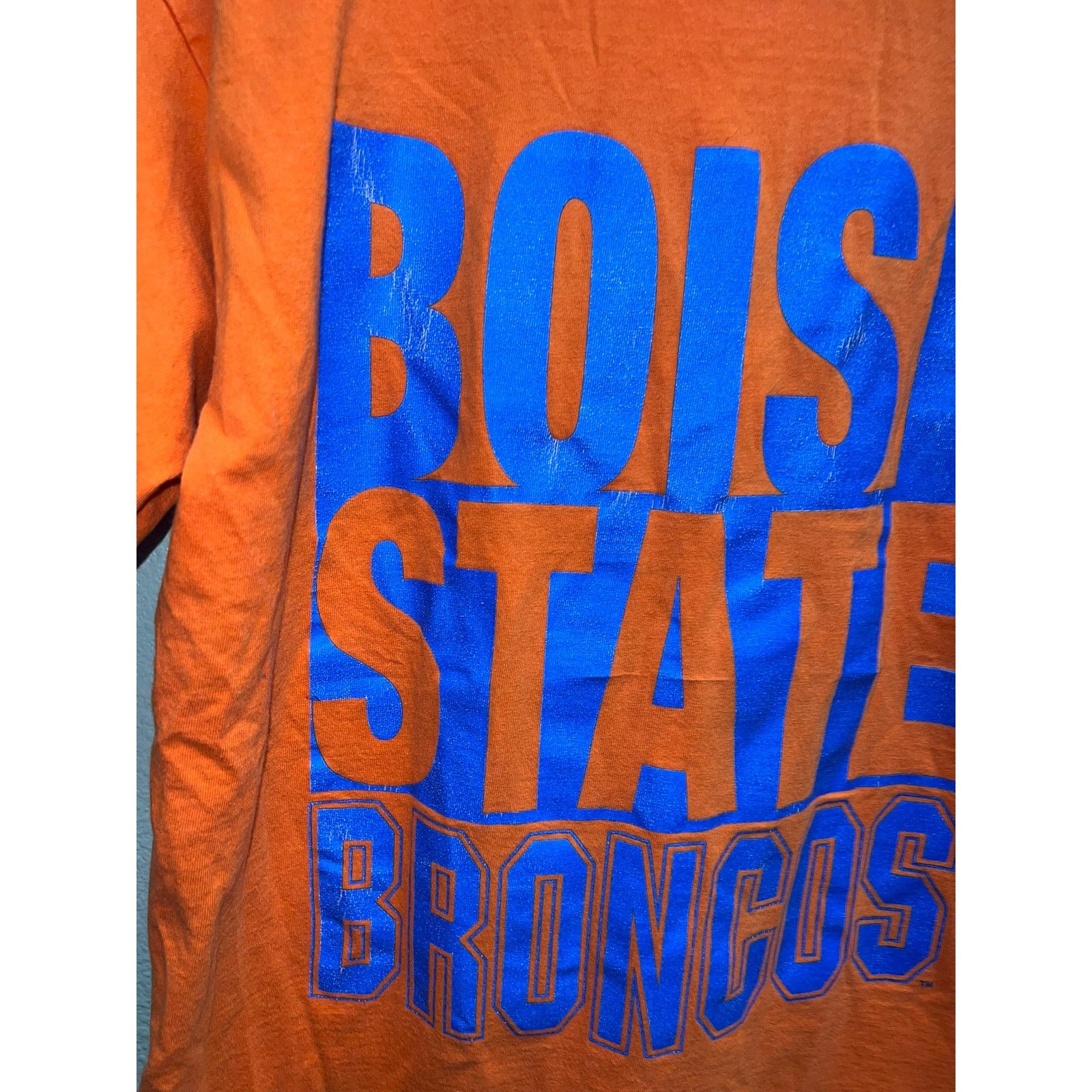 Vintage Boise State Broncos Shirt University College Orange Blue L Size US L / EU 52-54 / 3 - 3 Thumbnail