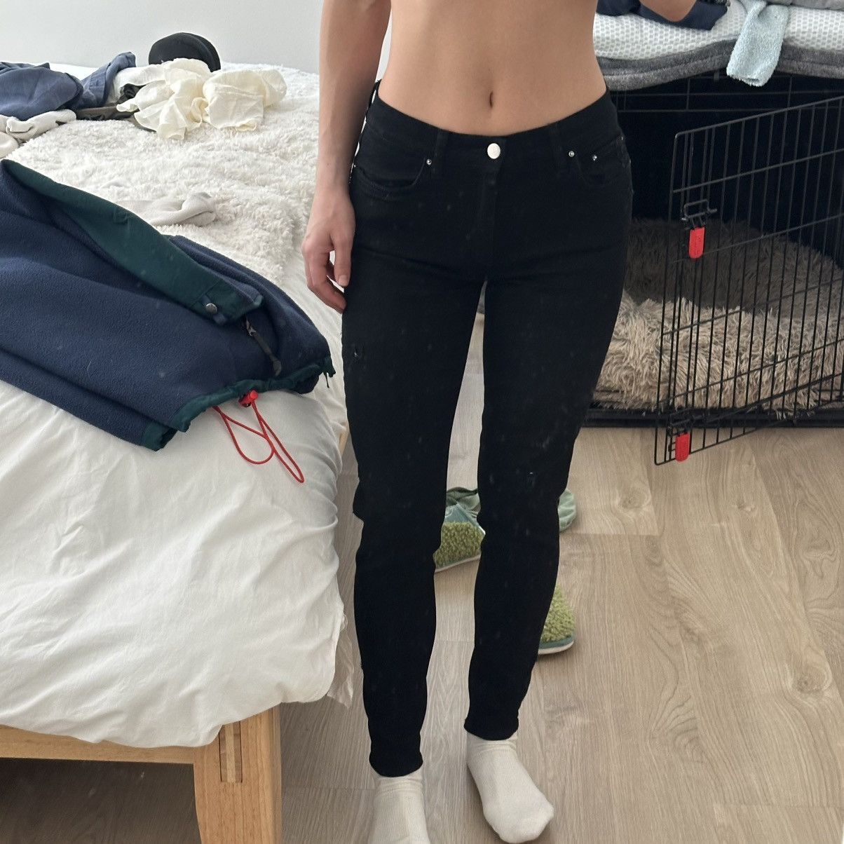 Amiri AMIRI BLACK SKINNY PANT Size 27" / US 4 / IT 40 - 1 Thumbnail