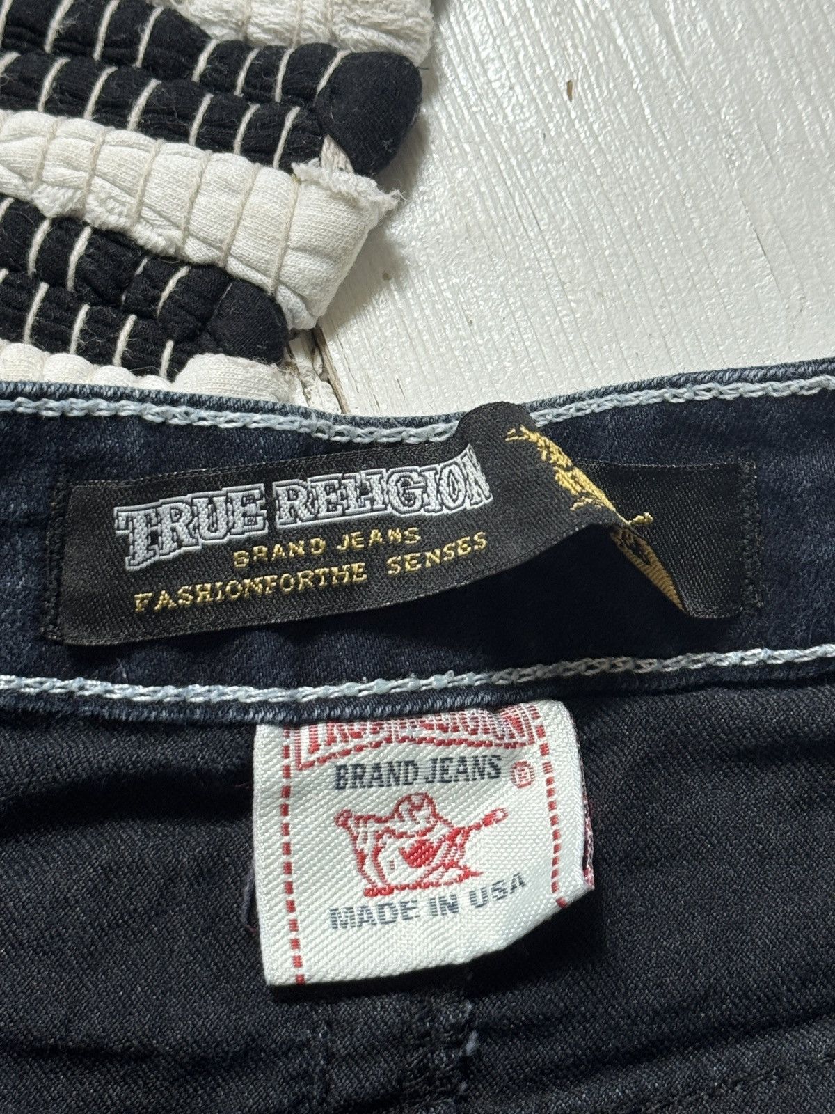 True Religion VINTAGE TRUE RELIGION 2000s MINI DENIM SKIRT Size 30" / US 8 / IT 44 - 8 Thumbnail