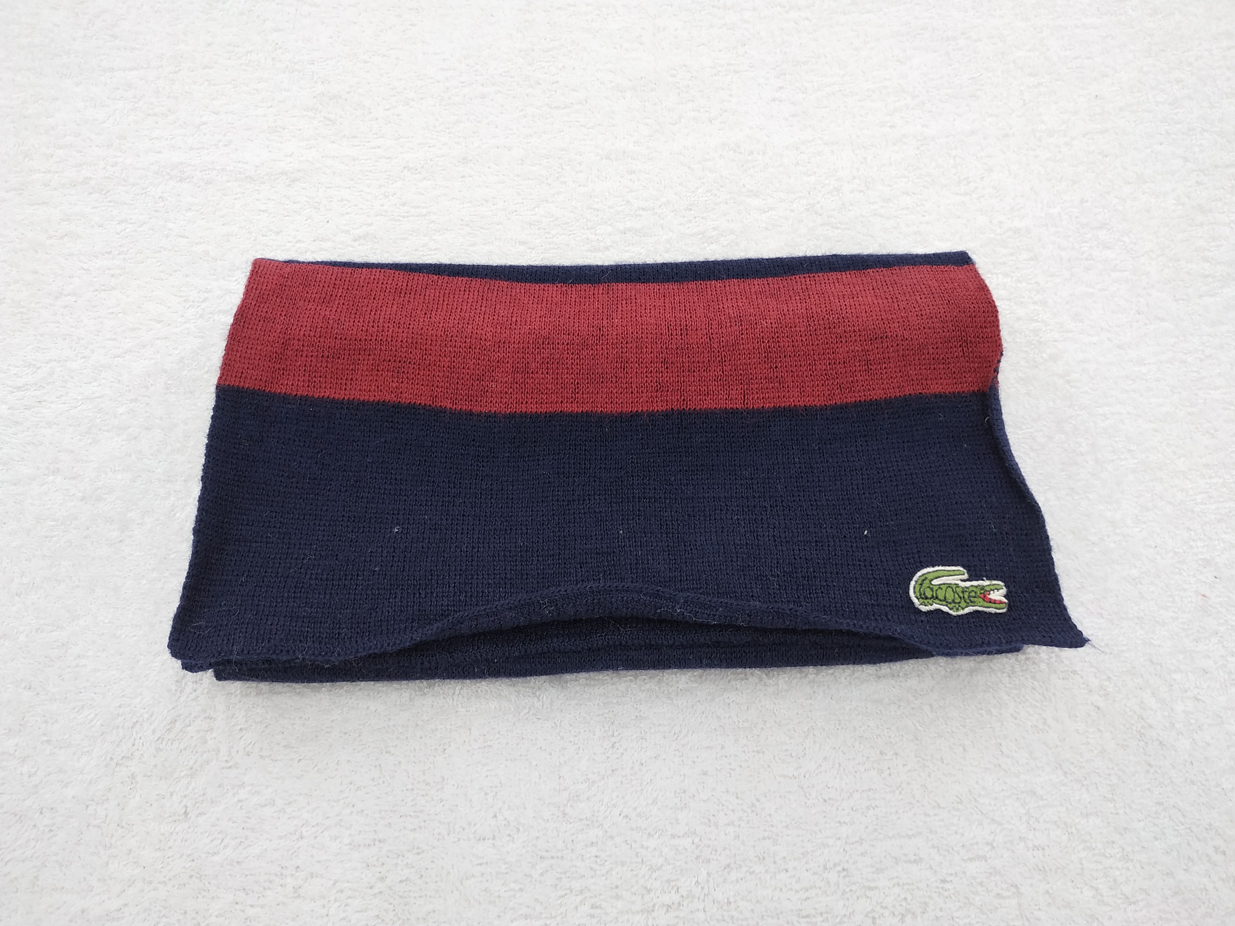Lacoste Vintage Lacoste Scarf/Muffler/Neckwear MF056 Size ONE SIZE - 3 Thumbnail