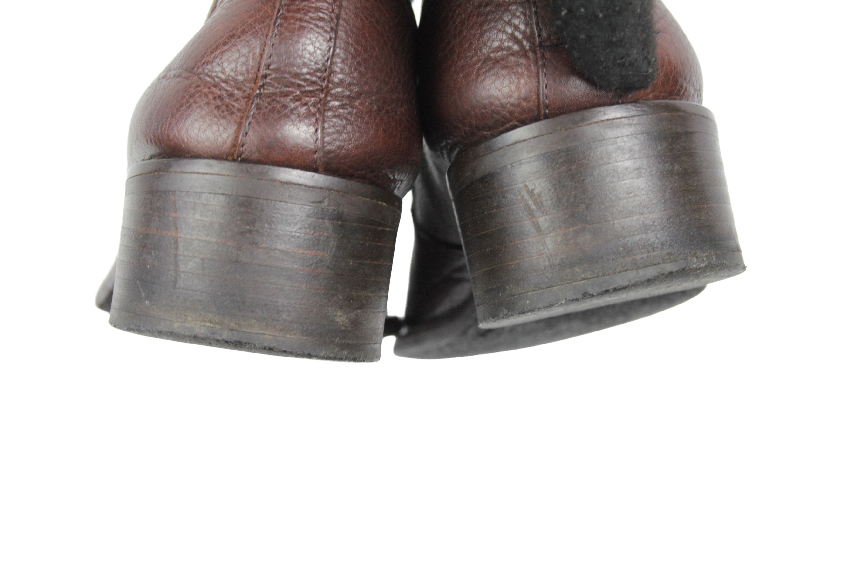 Acne Studios SS2013 Jem Leather Heeled Loafers Size US 8 / IT 38 - 12 Thumbnail