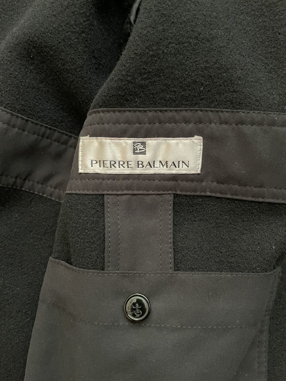 Balmain × Pierre Balmain Vintage Pierre Balmain Wool Lined Coat Size US L / EU 52-54 / 3 - 10 Thumbnail
